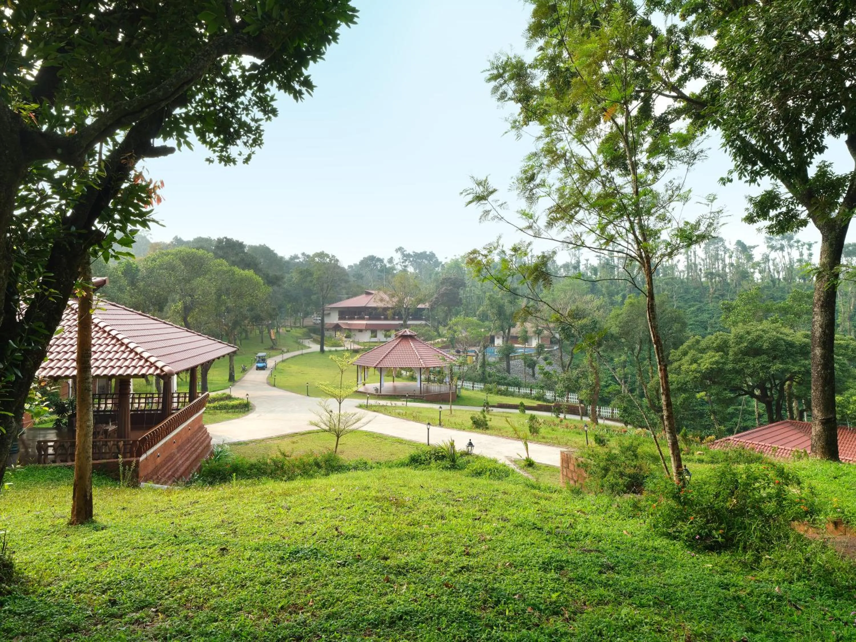 Garden view in Trishvam Tapovana