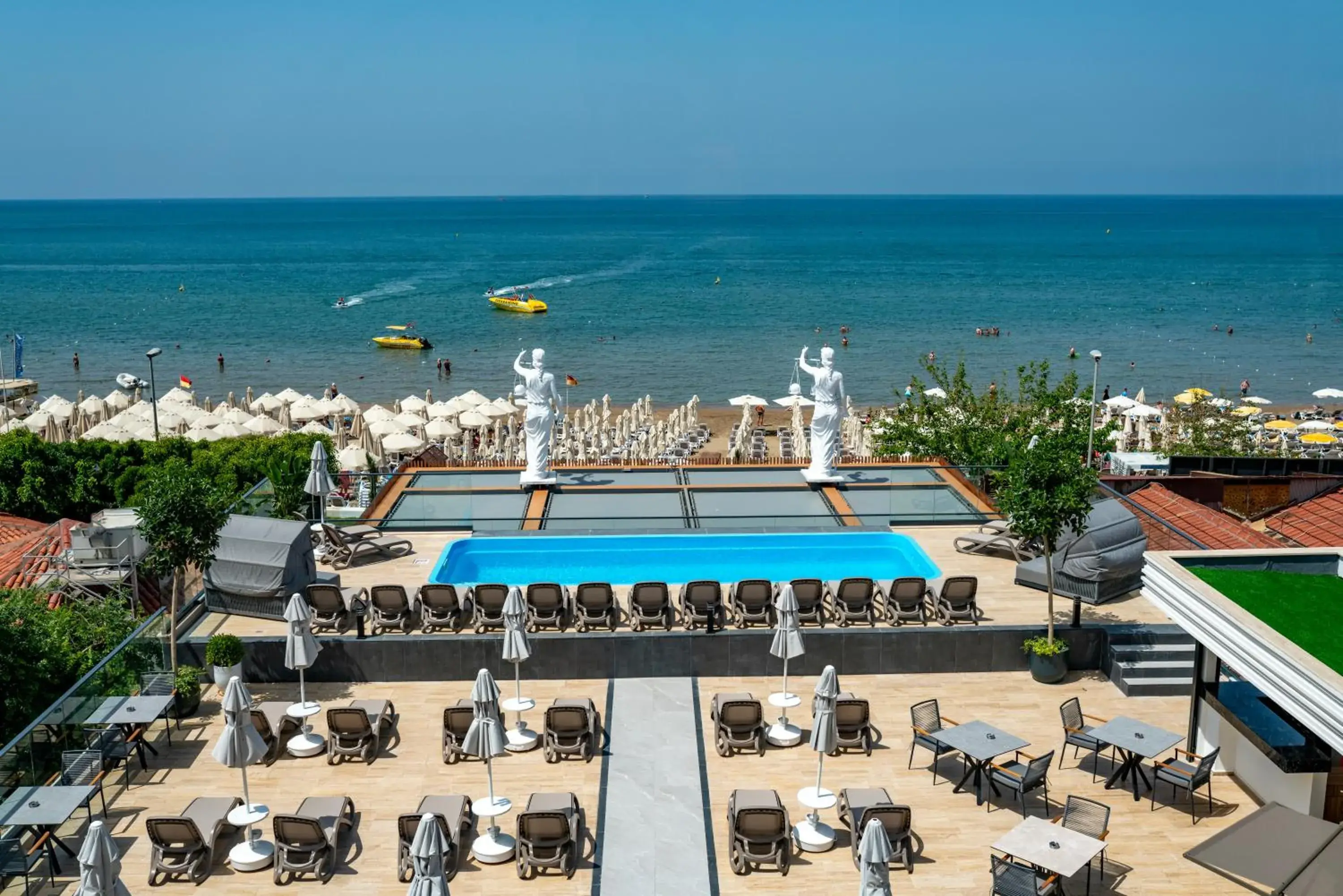 Pool View in Golden Star Hotel