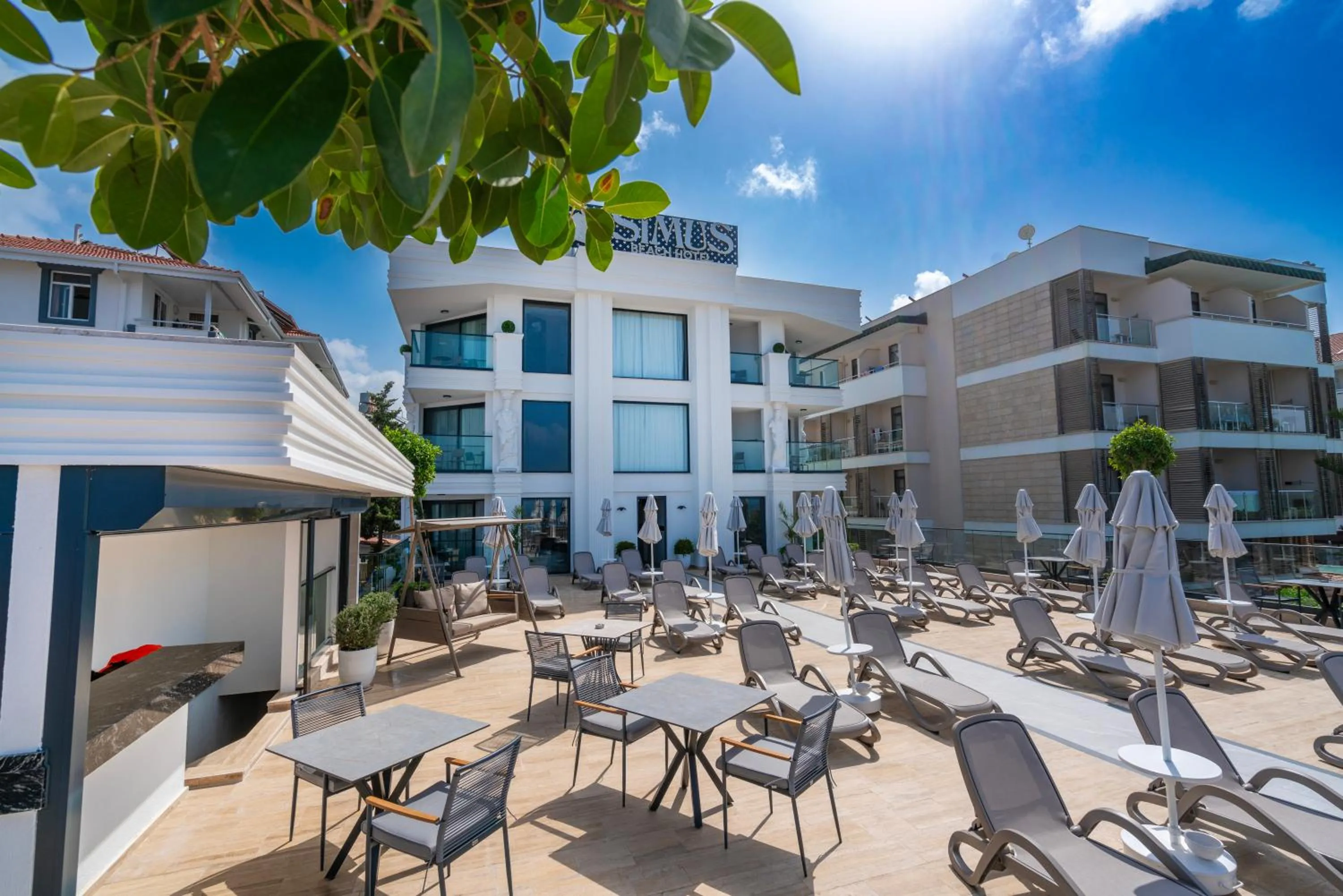 Swimming pool, Property Building in Golden Star Hotel
