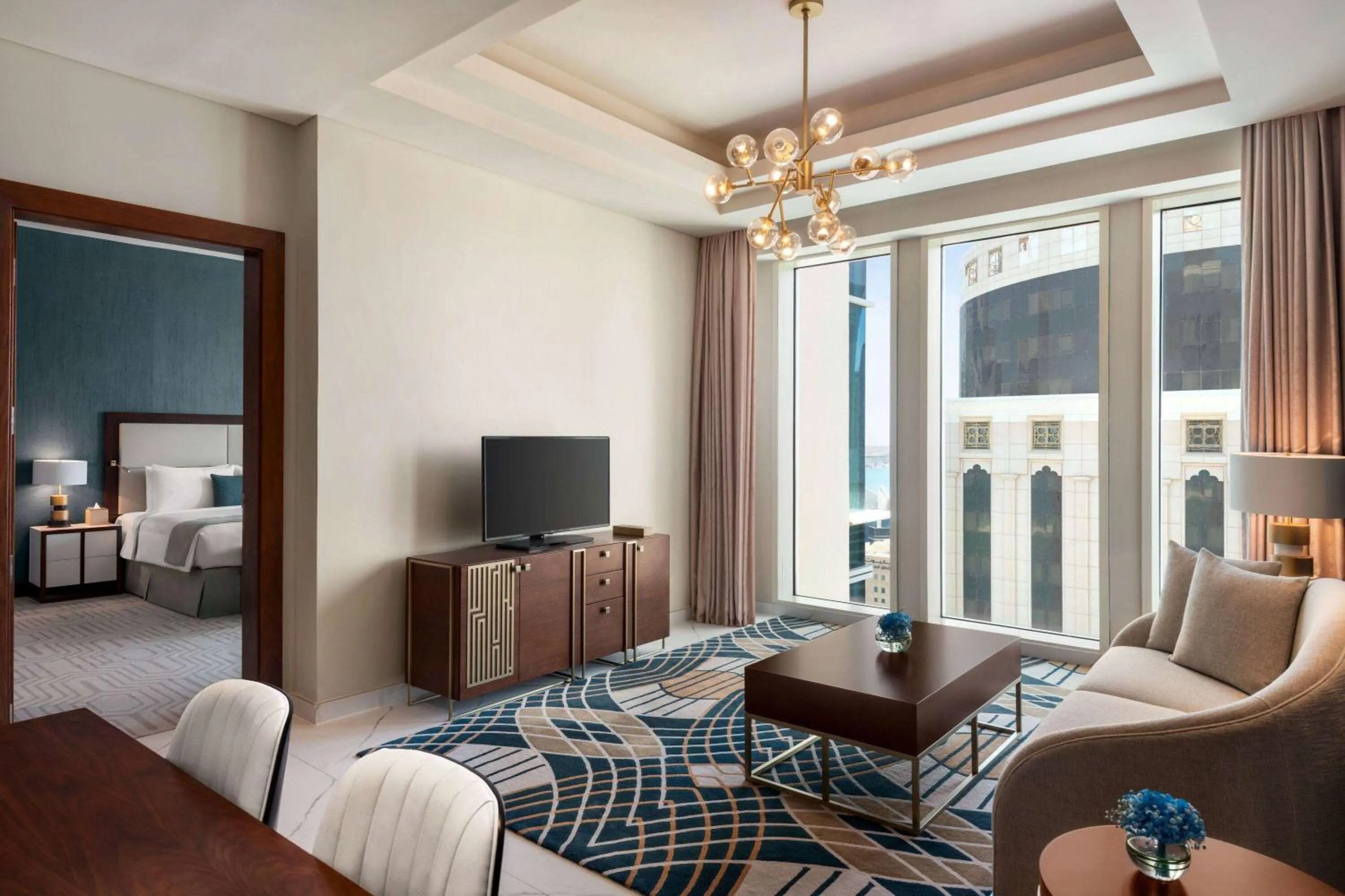 Photo of the whole room in Wyndham Grand Doha West Bay Beach