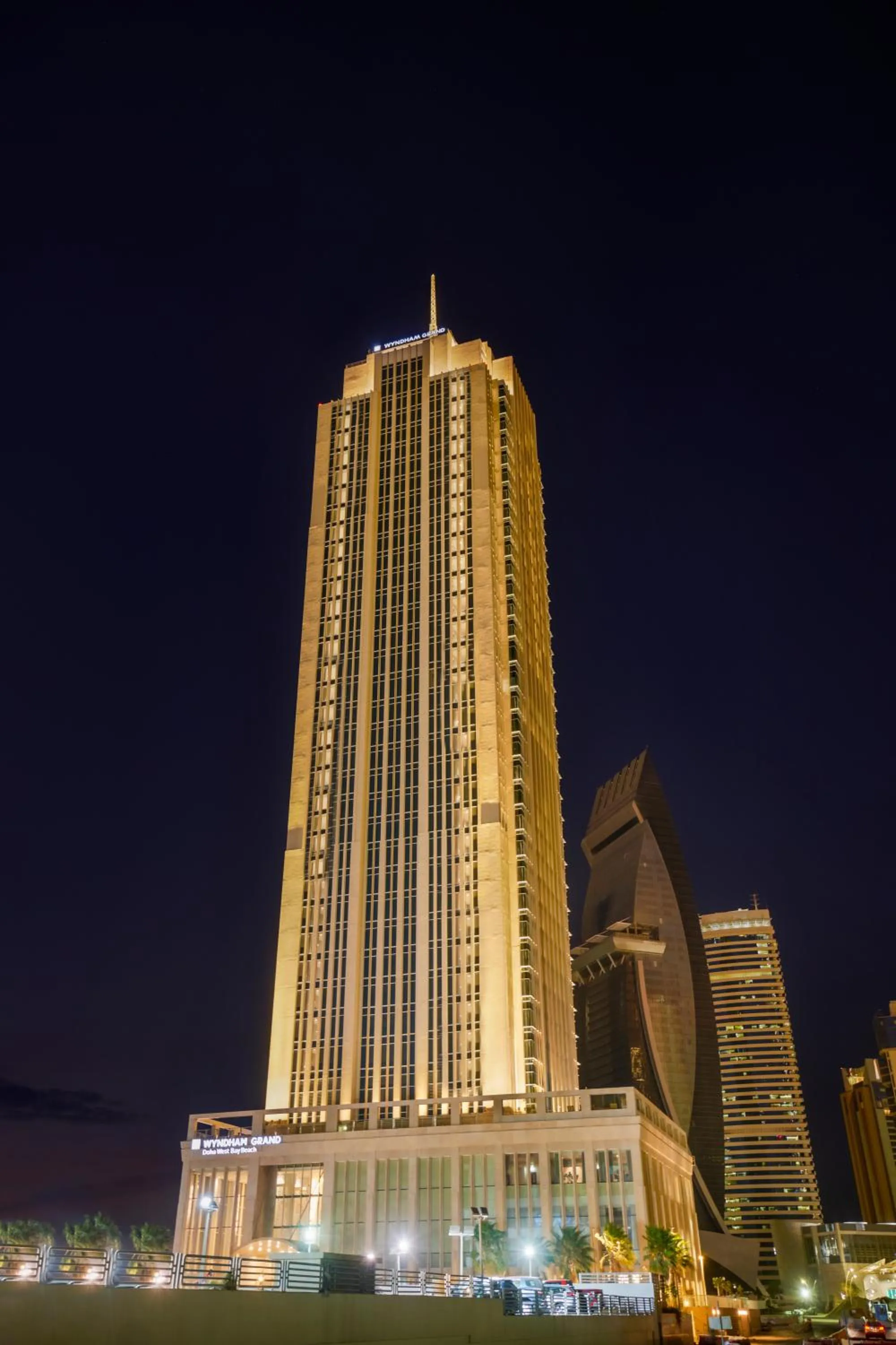Property building in Wyndham Grand Doha West Bay Beach