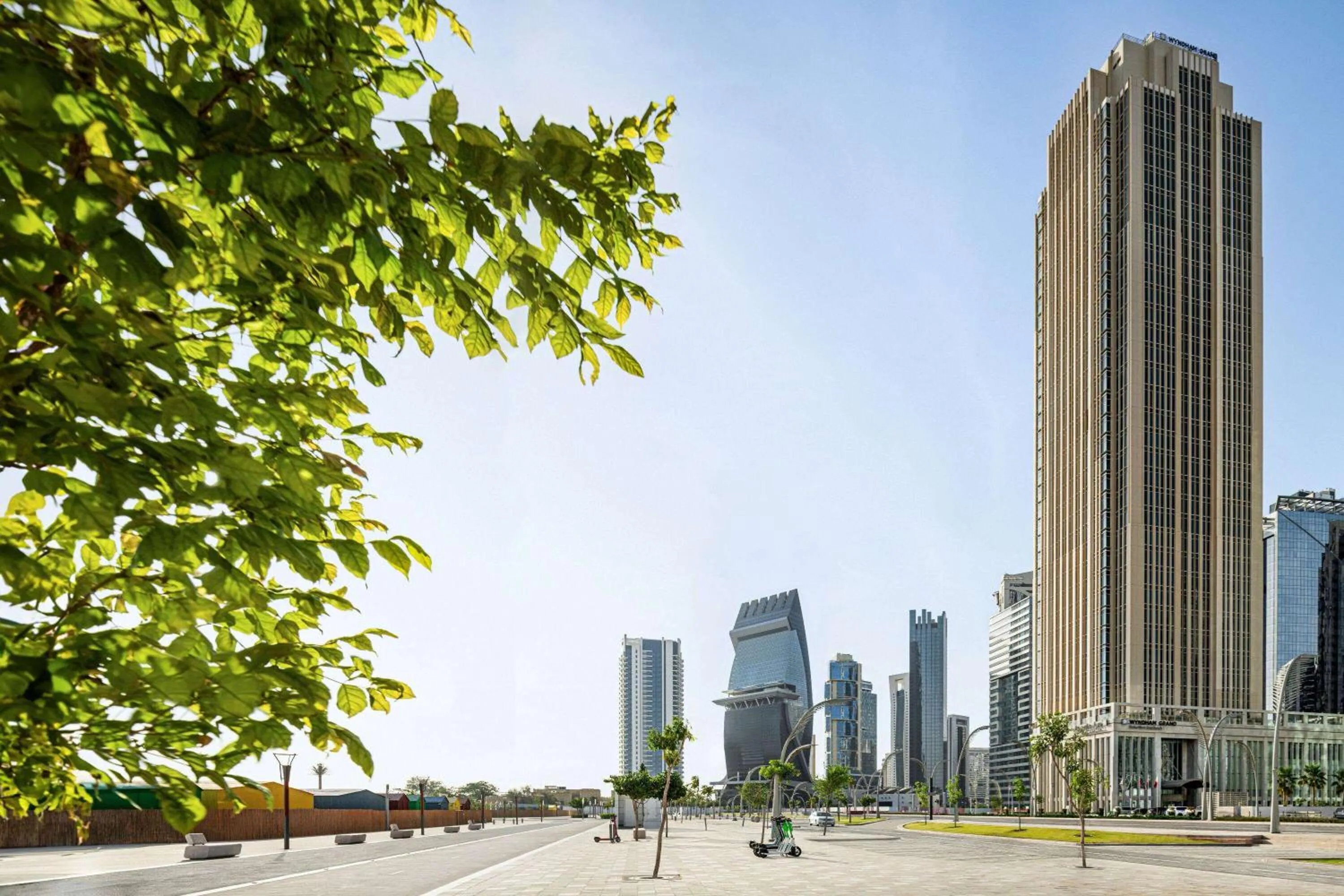 Property building in Wyndham Grand Doha West Bay Beach