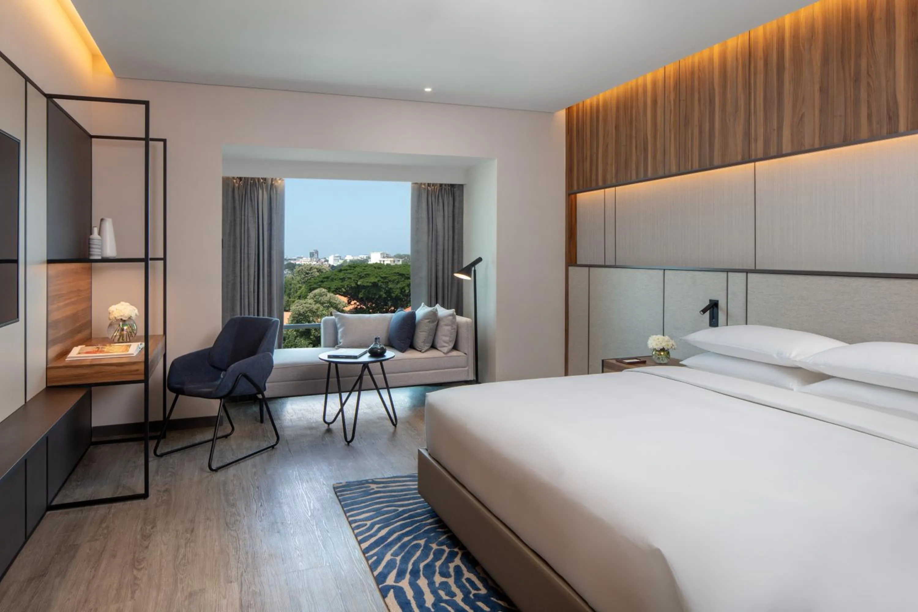 Bedroom, Bed in Hyatt Regency Trivandrum