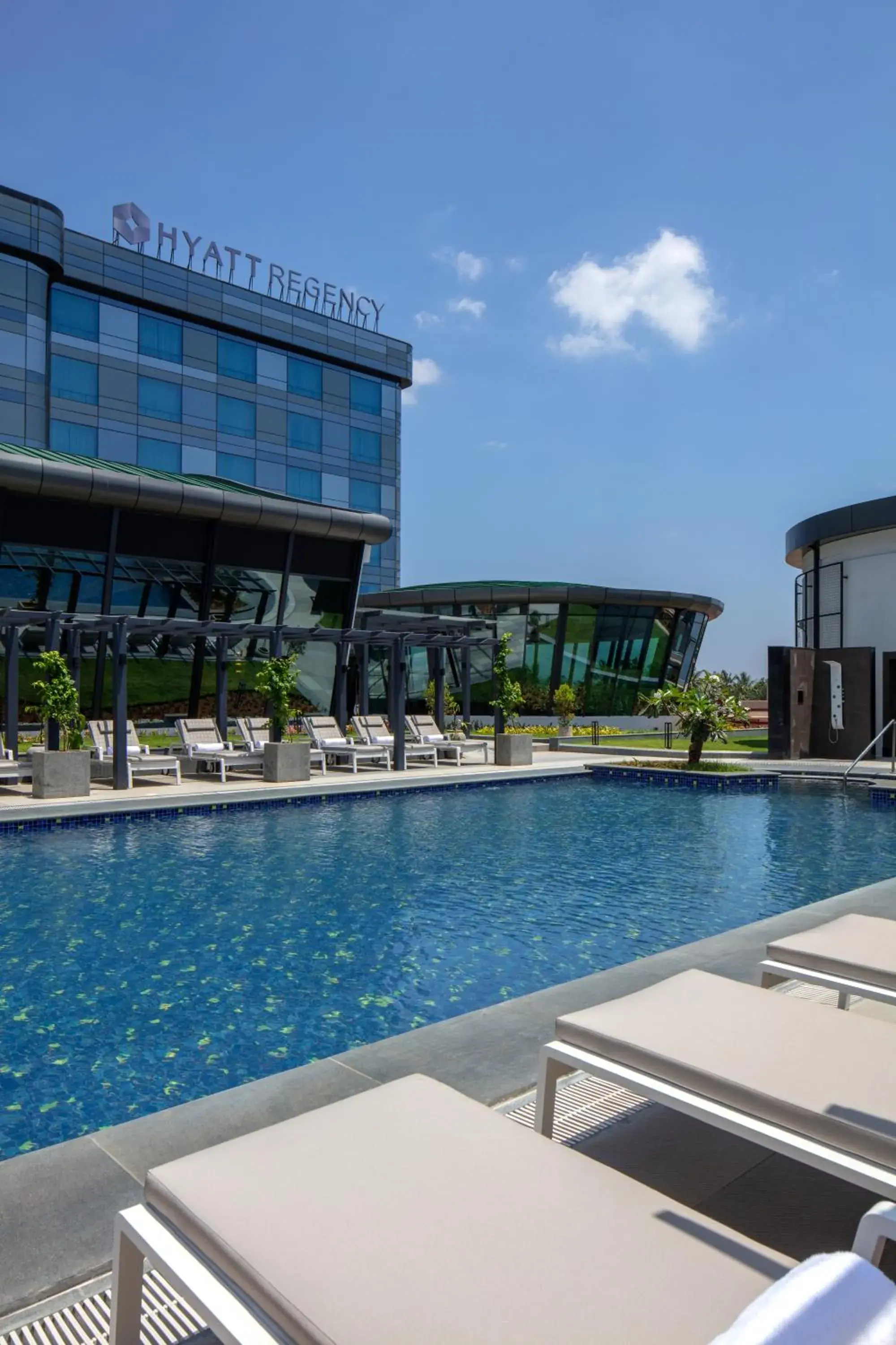 Swimming pool in Hyatt Regency Trivandrum Swimming pool in Hyatt Regency Trivandrum