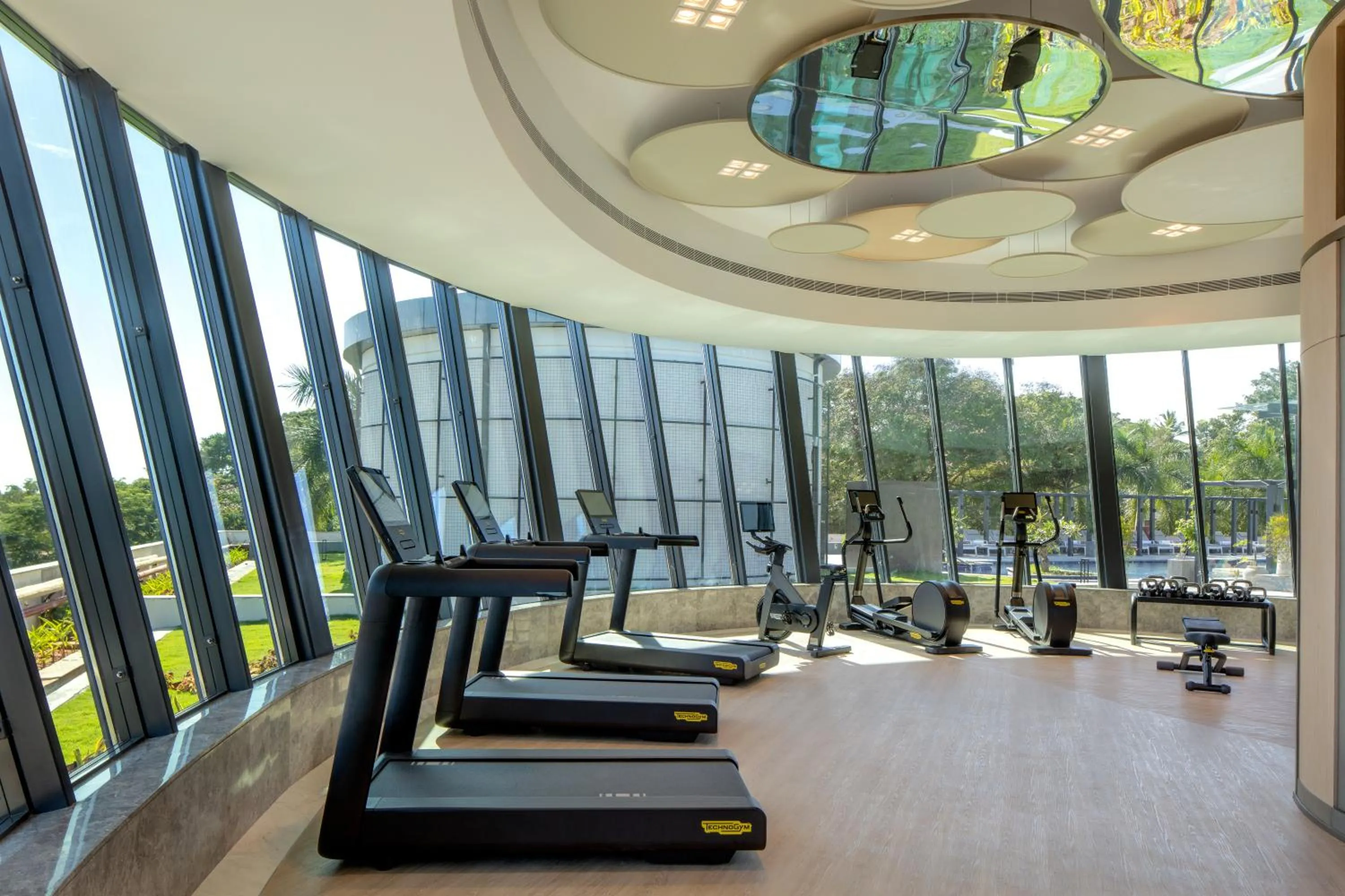 Fitness centre/facilities in Hyatt Regency Trivandrum