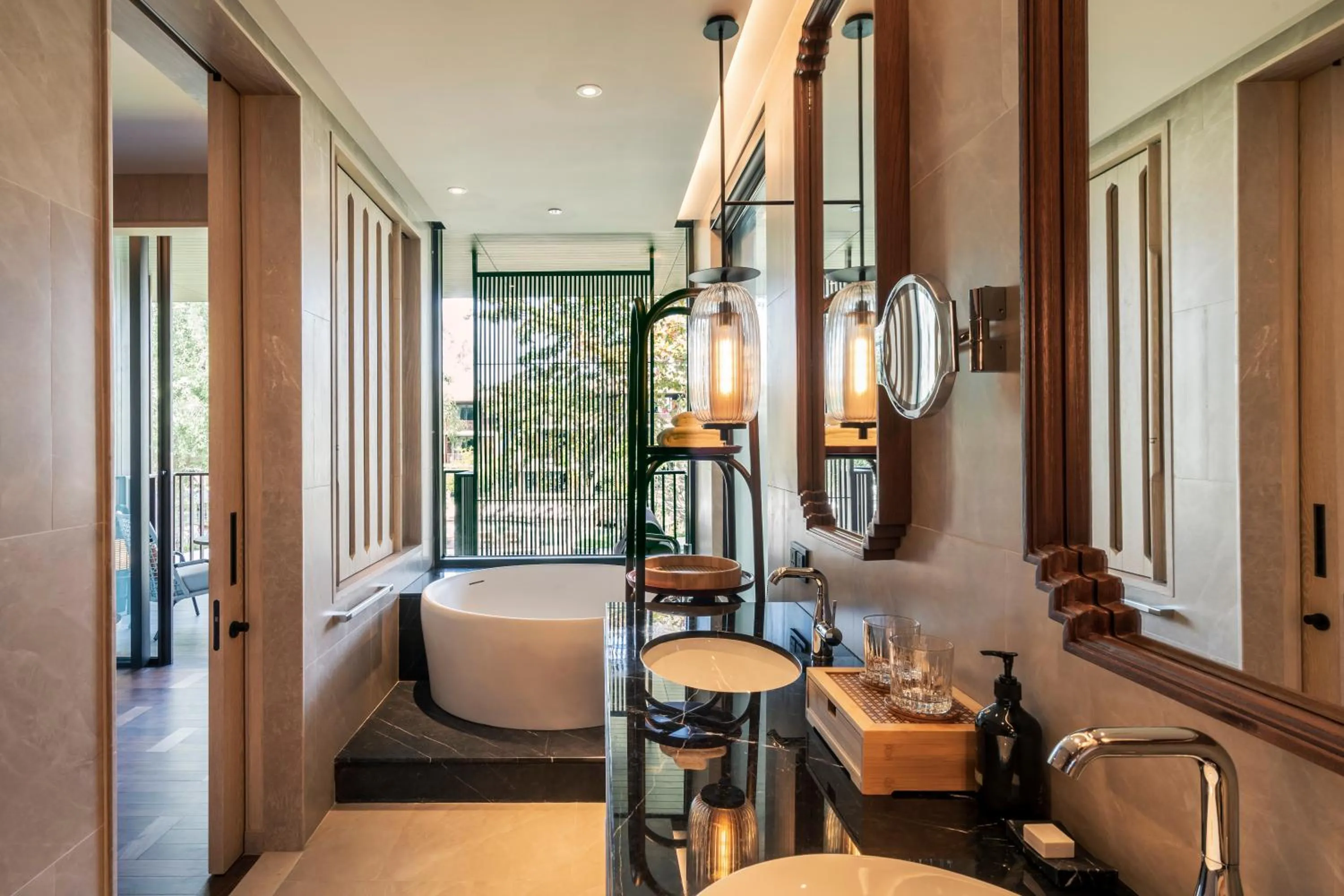 Bathroom, Bed in Andaz Pattaya Jomtien Beach, By Hyatt