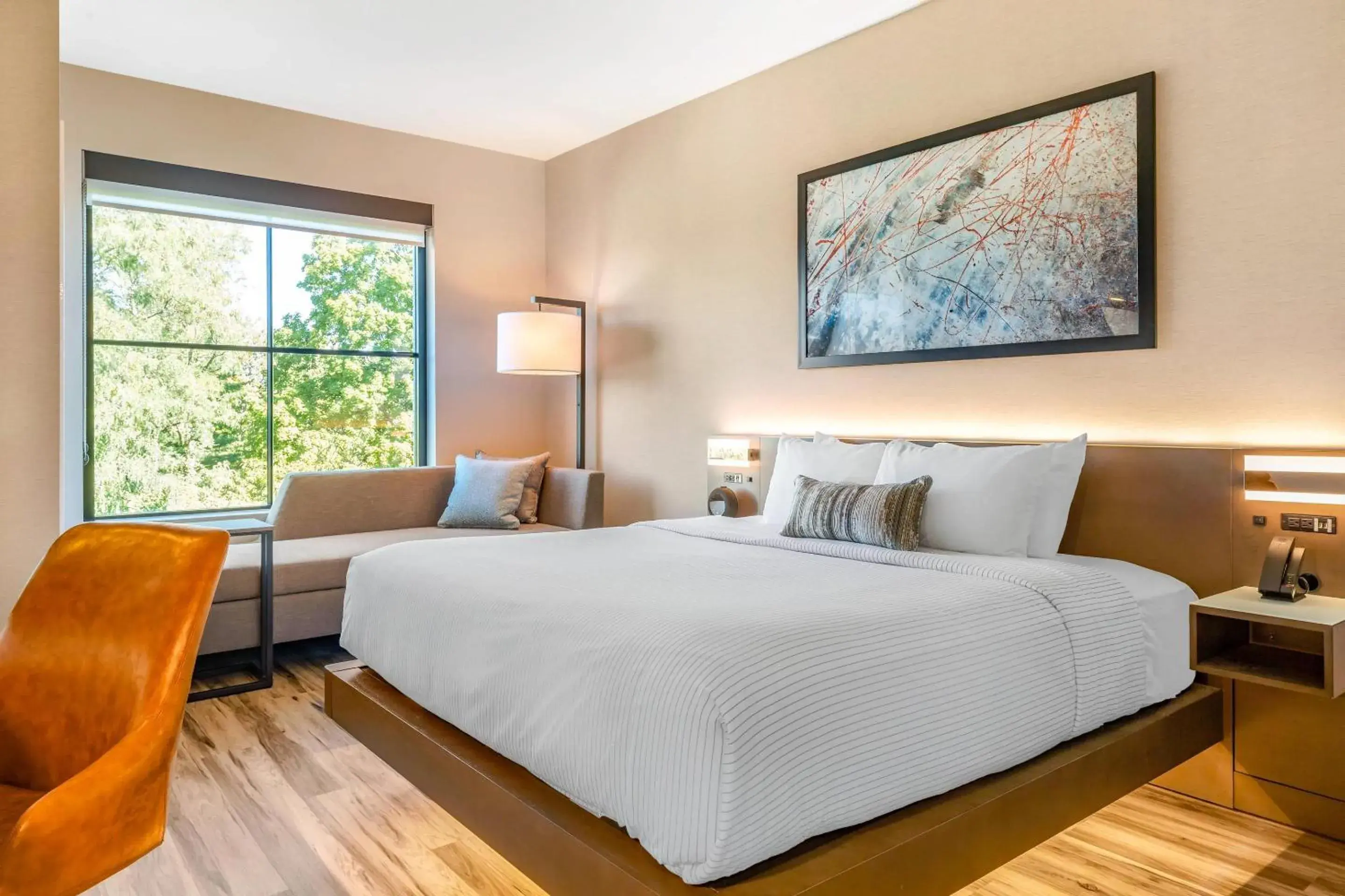 Bedroom, Bed in Cambria Hotel New Haven University Area Bedroom, Bed in Cambria Hotel New Haven University Area