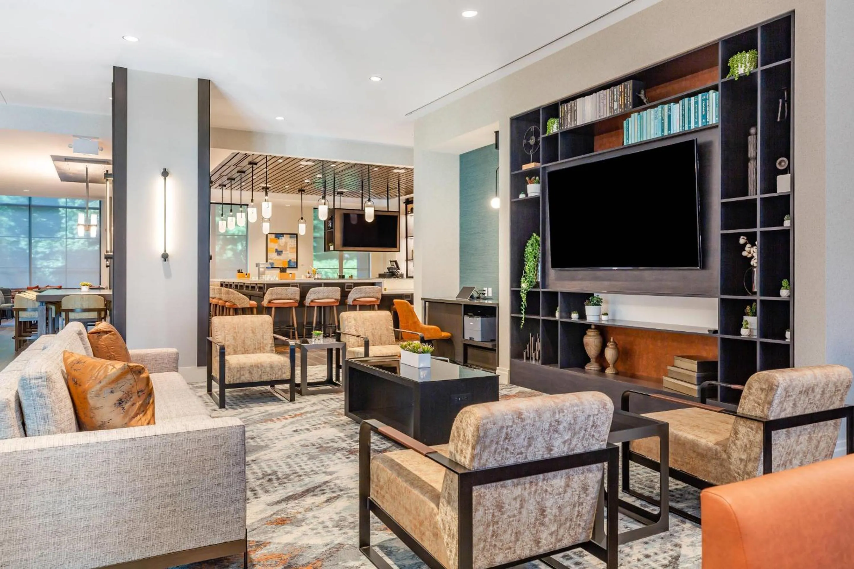 Lobby or reception in Cambria Hotel New Haven University Area