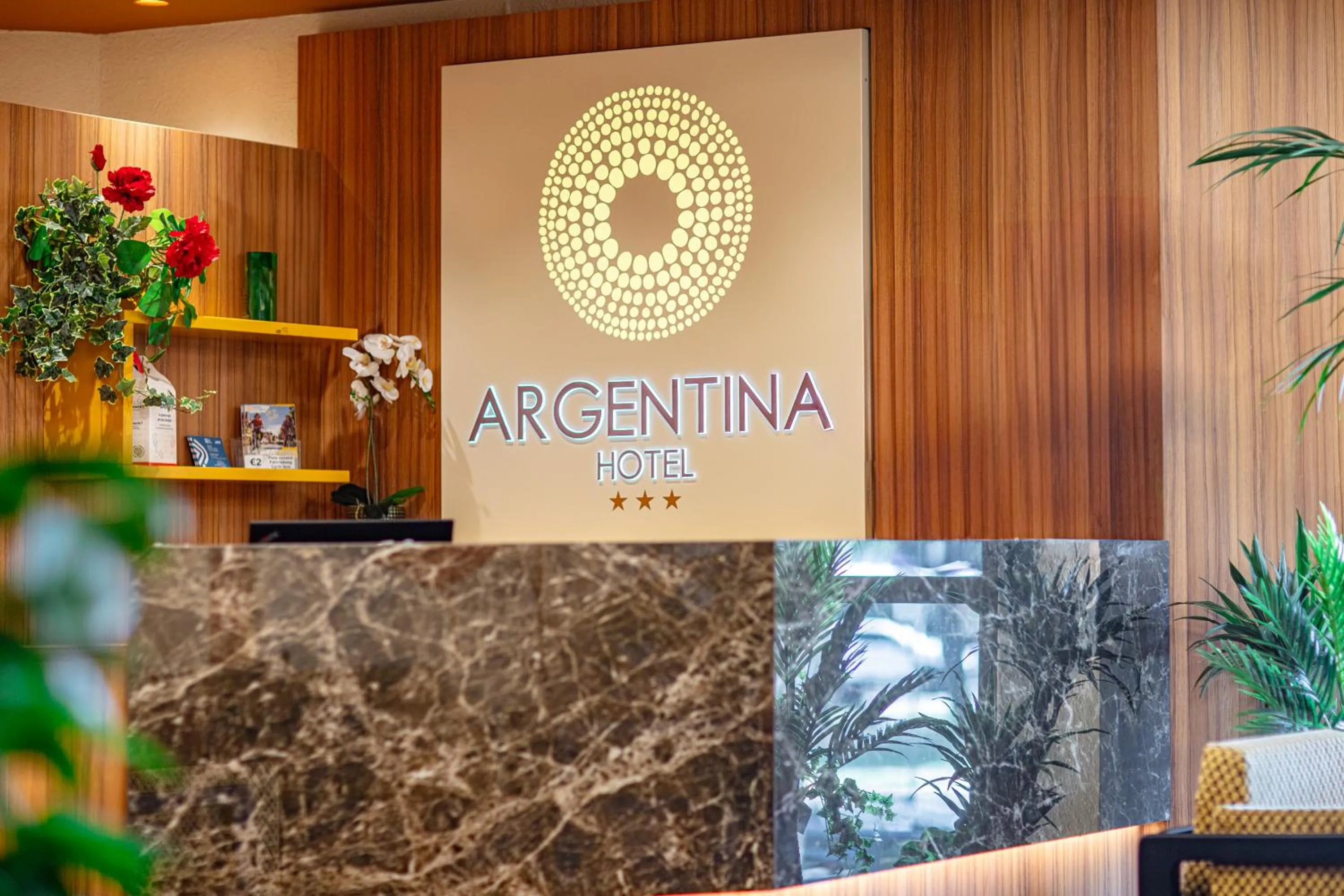 Lobby or reception in Hotel Argentina