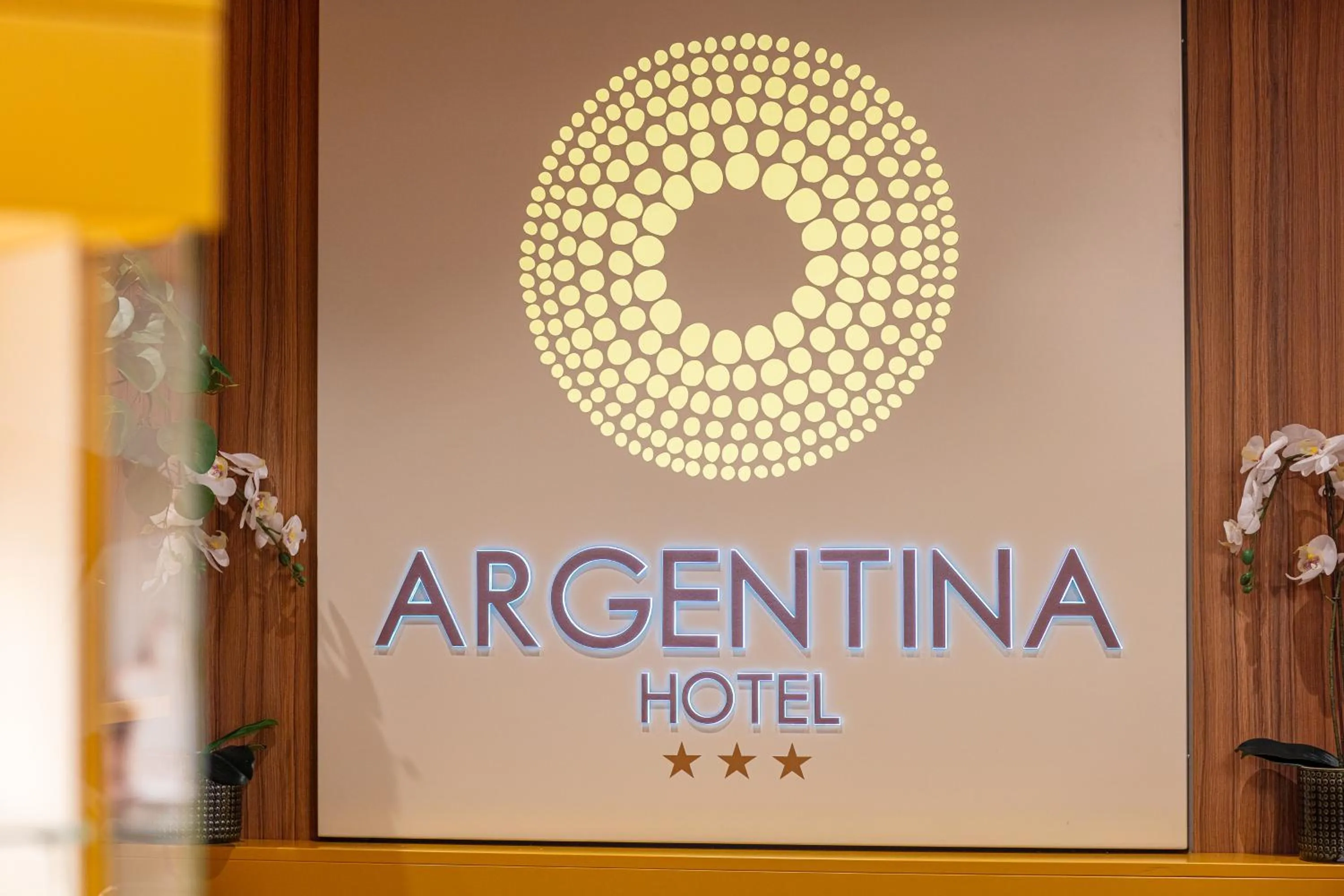Lobby or reception in Hotel Argentina