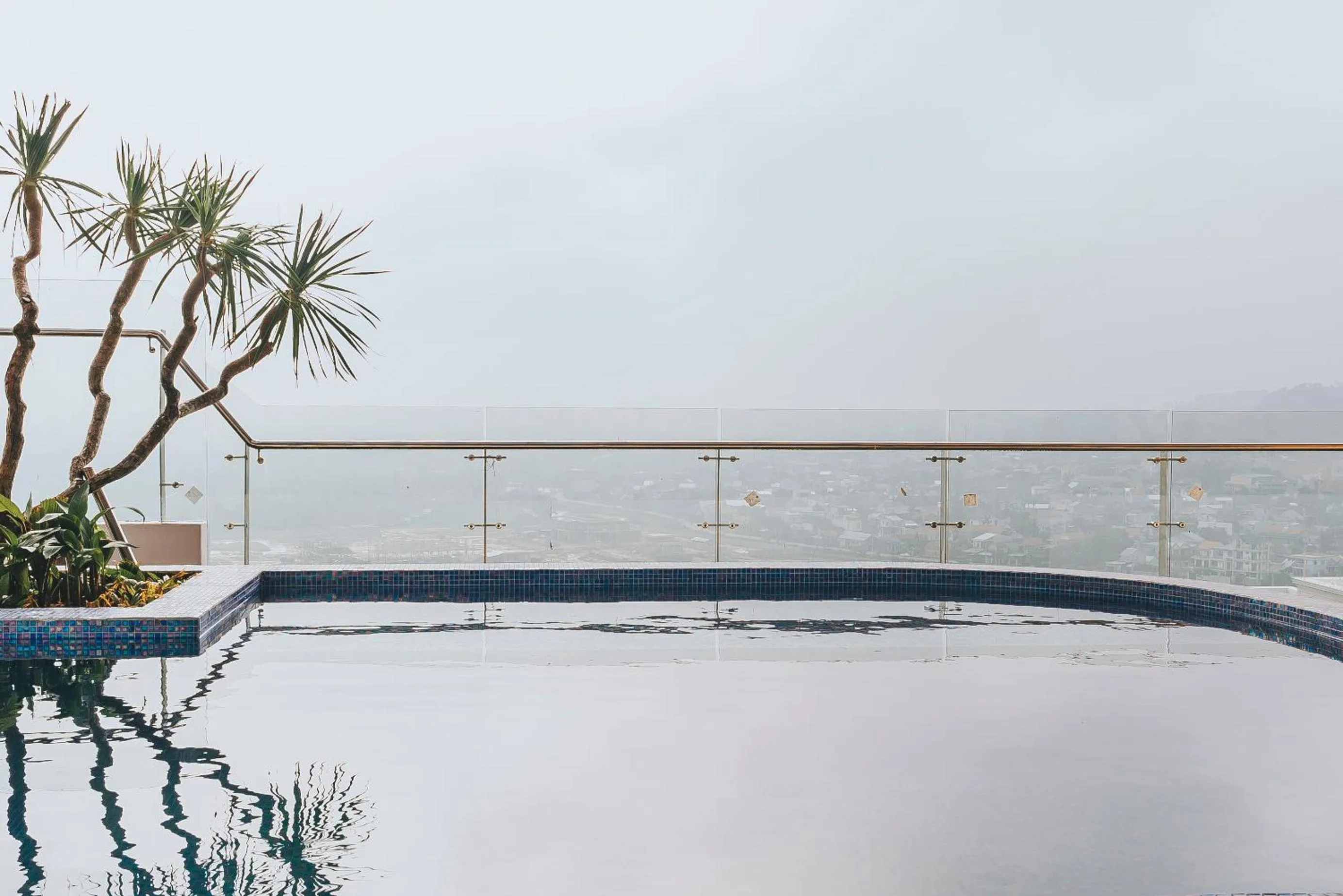 Pool view in La Vela Hue Hotel