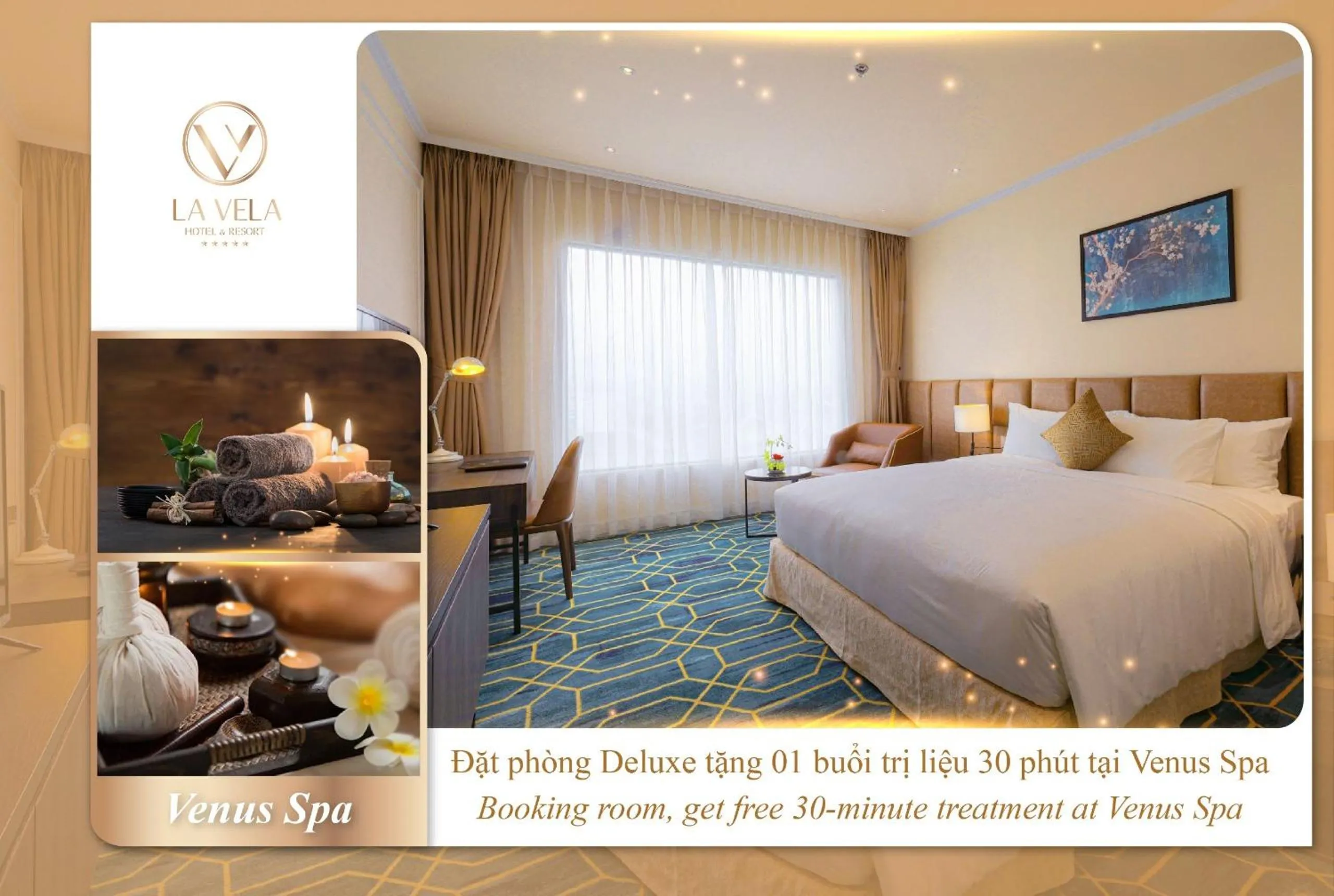 Bedroom, Bed in La Vela Hue Hotel