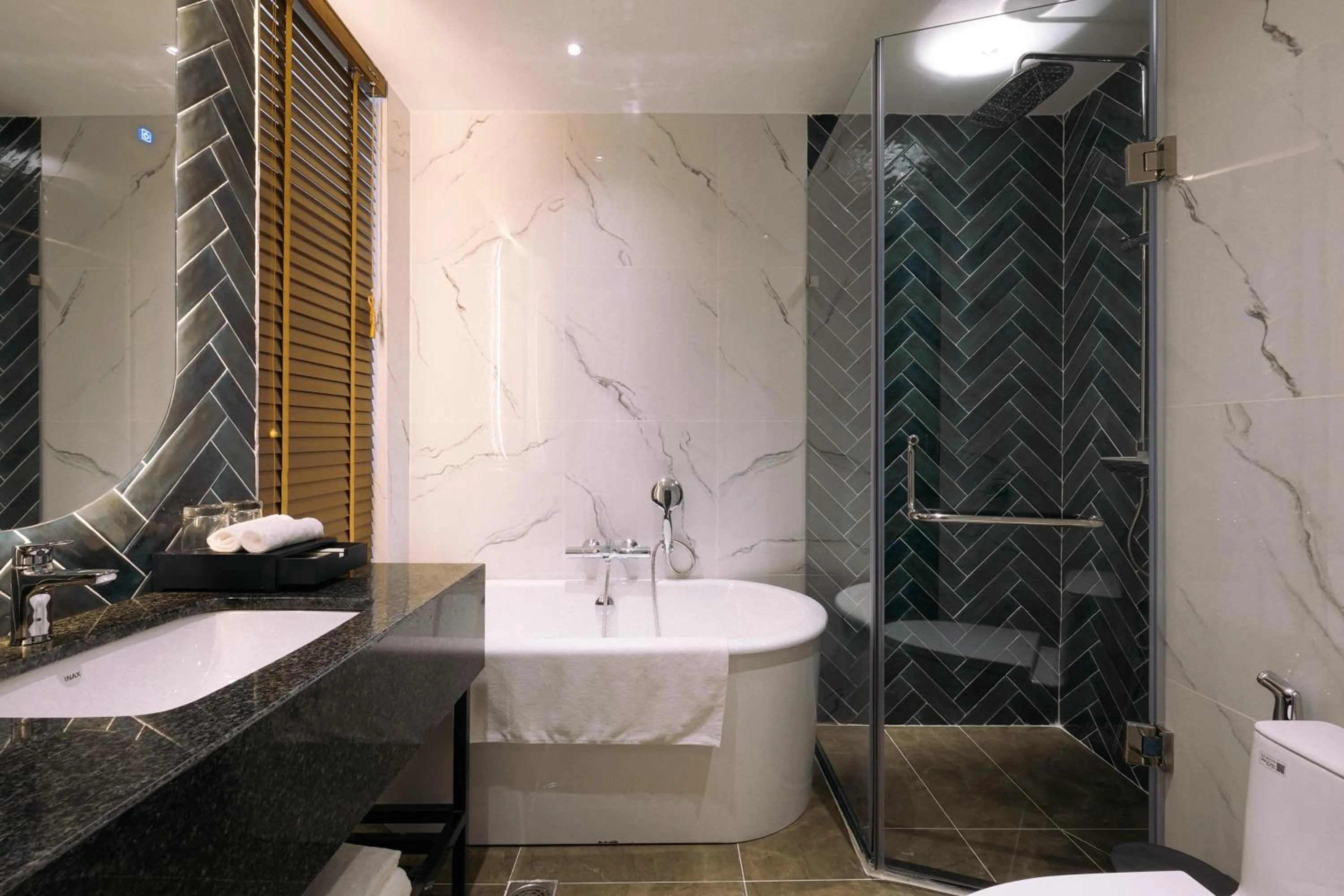 Shower in La Vela Hue Hotel