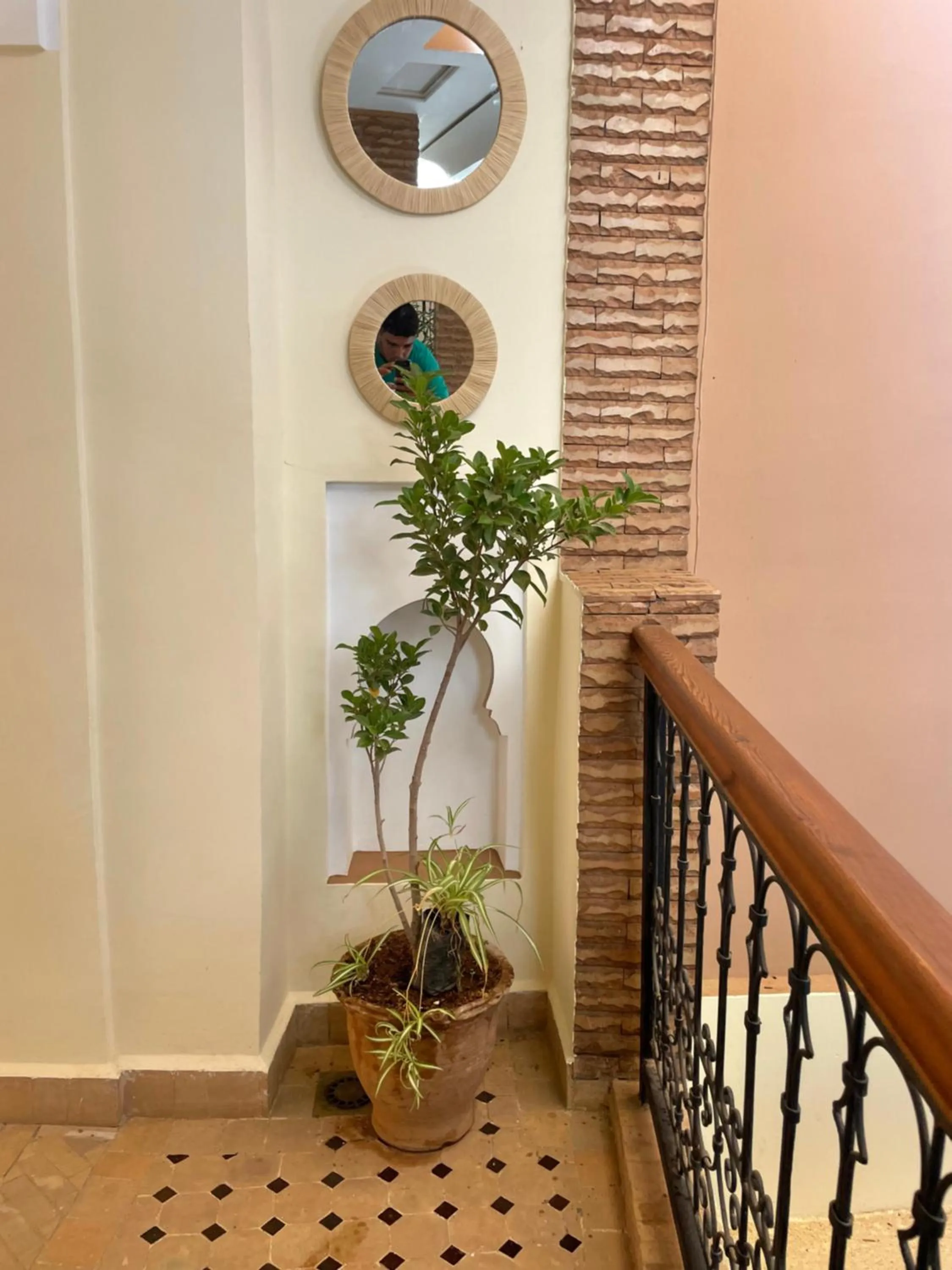 Balcony/Terrace in Riad Les Miroirs