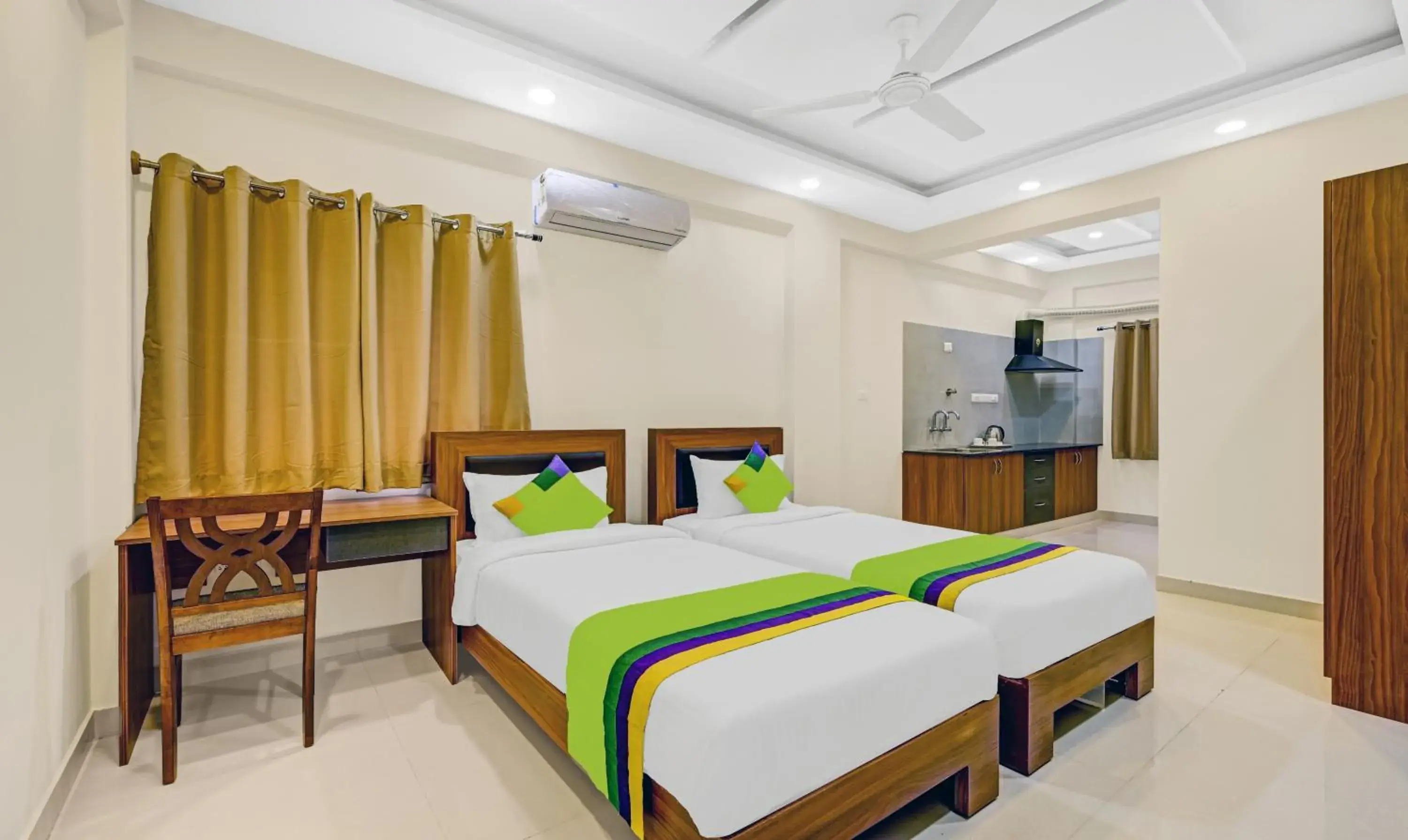 Bedroom, Bed in Treebo Worldtree Manyata Thanisandra Bedroom, Bed in Treebo Worldtree Manyata Thanisandra