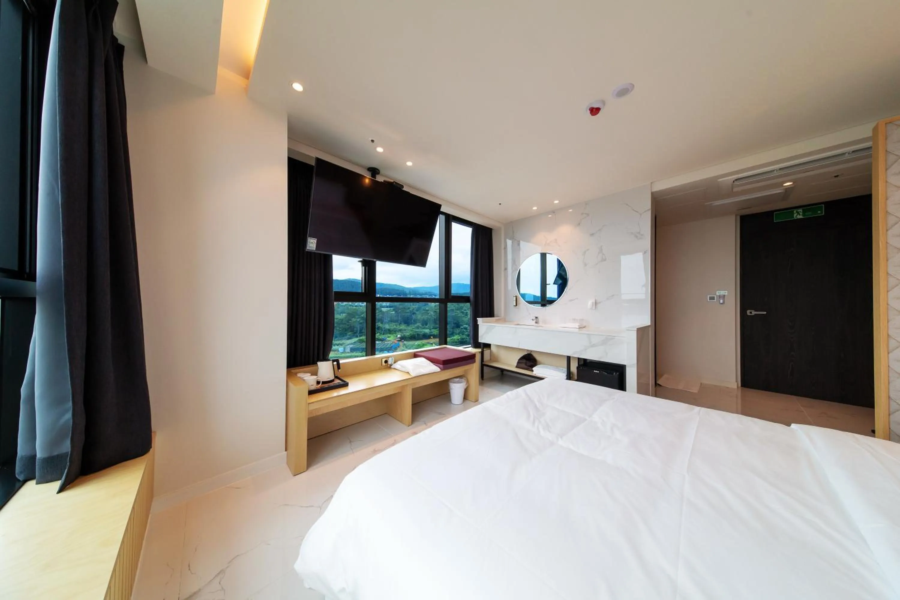 Bed in The Club Hotel Gijang Yeonhwari