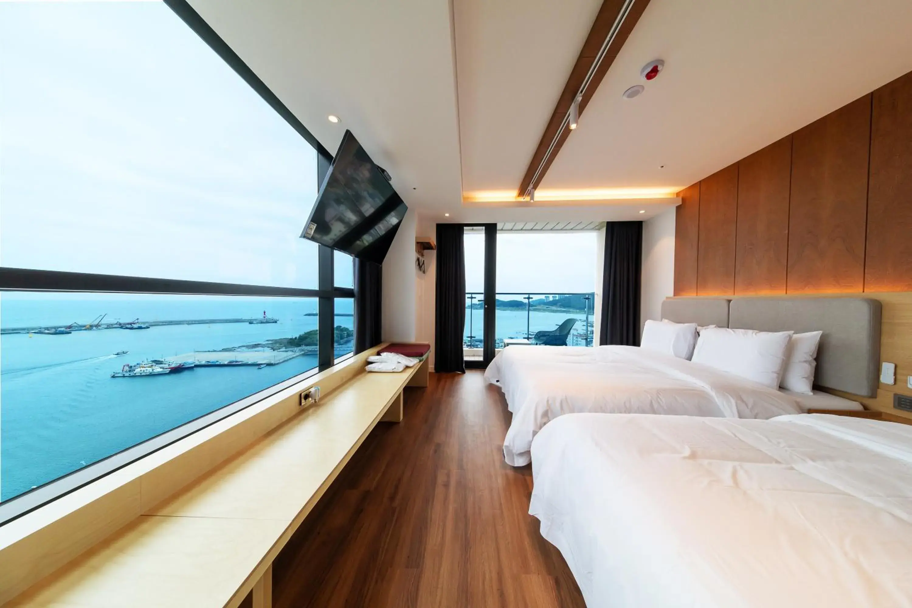 Bed in The Club Hotel Gijang Yeonhwari Bed in The Club Hotel Gijang Yeonhwari