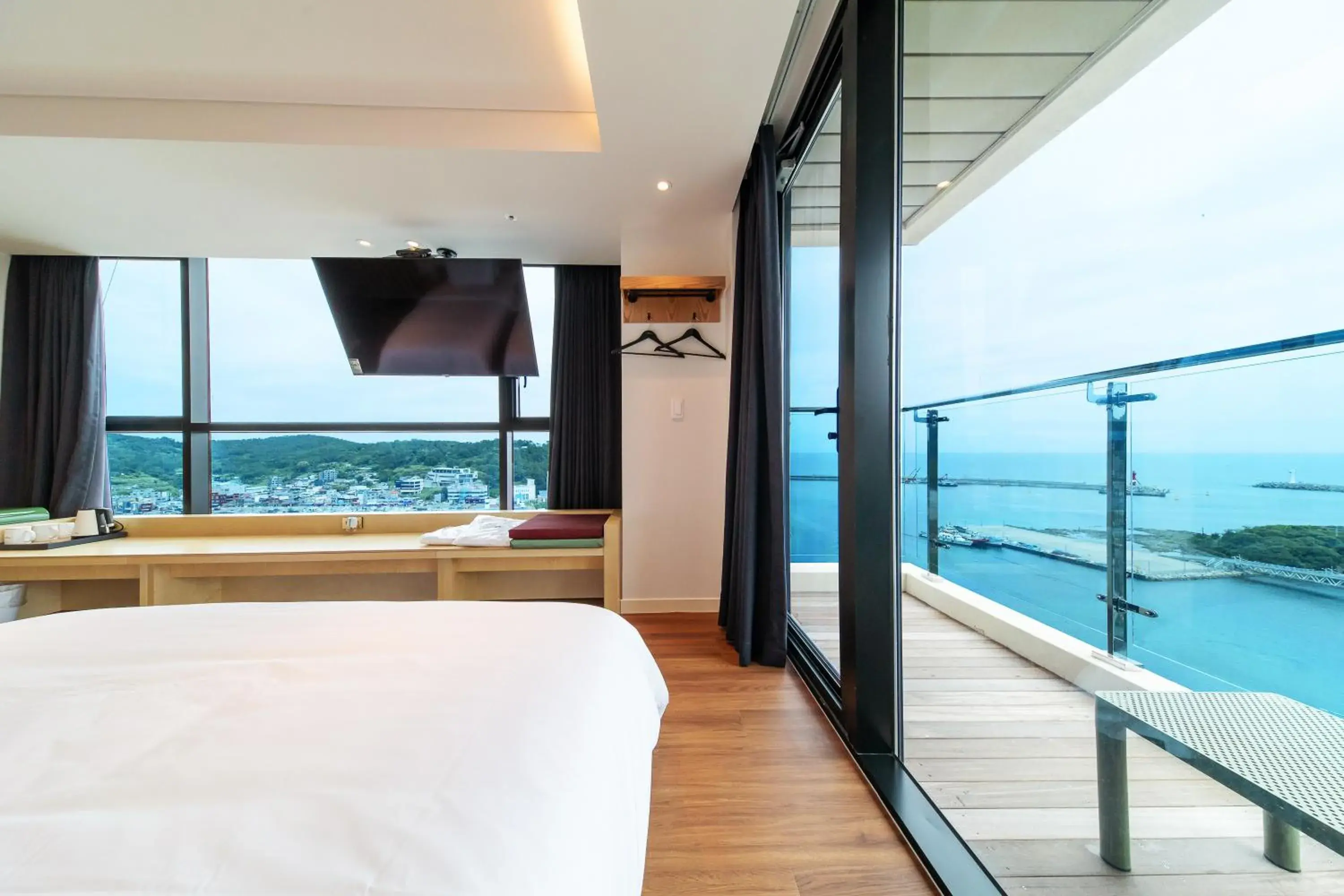 Bed in The Club Hotel Gijang Yeonhwari Bed in The Club Hotel Gijang Yeonhwari