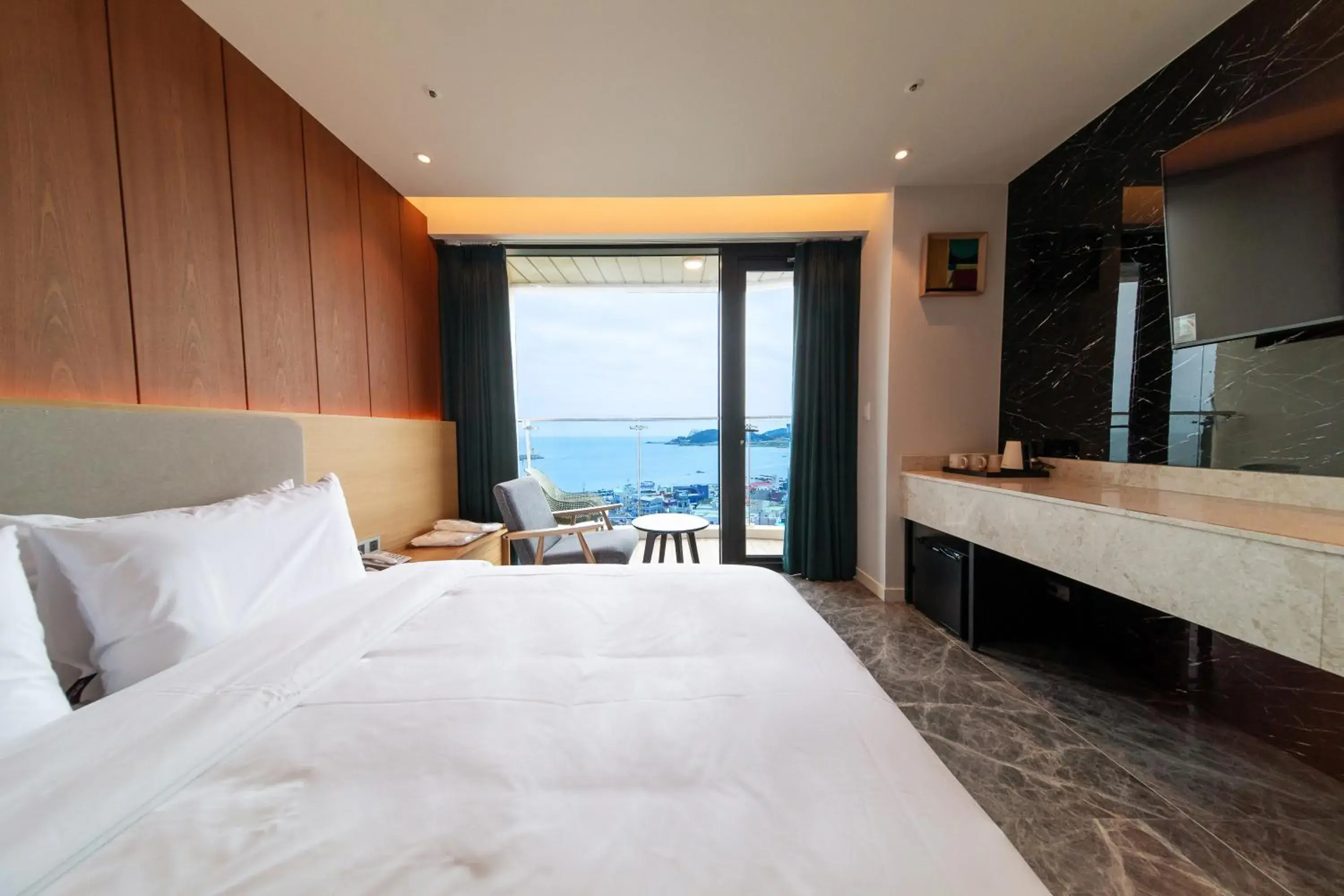 Bed in The Club Hotel Gijang Yeonhwari Bed in The Club Hotel Gijang Yeonhwari