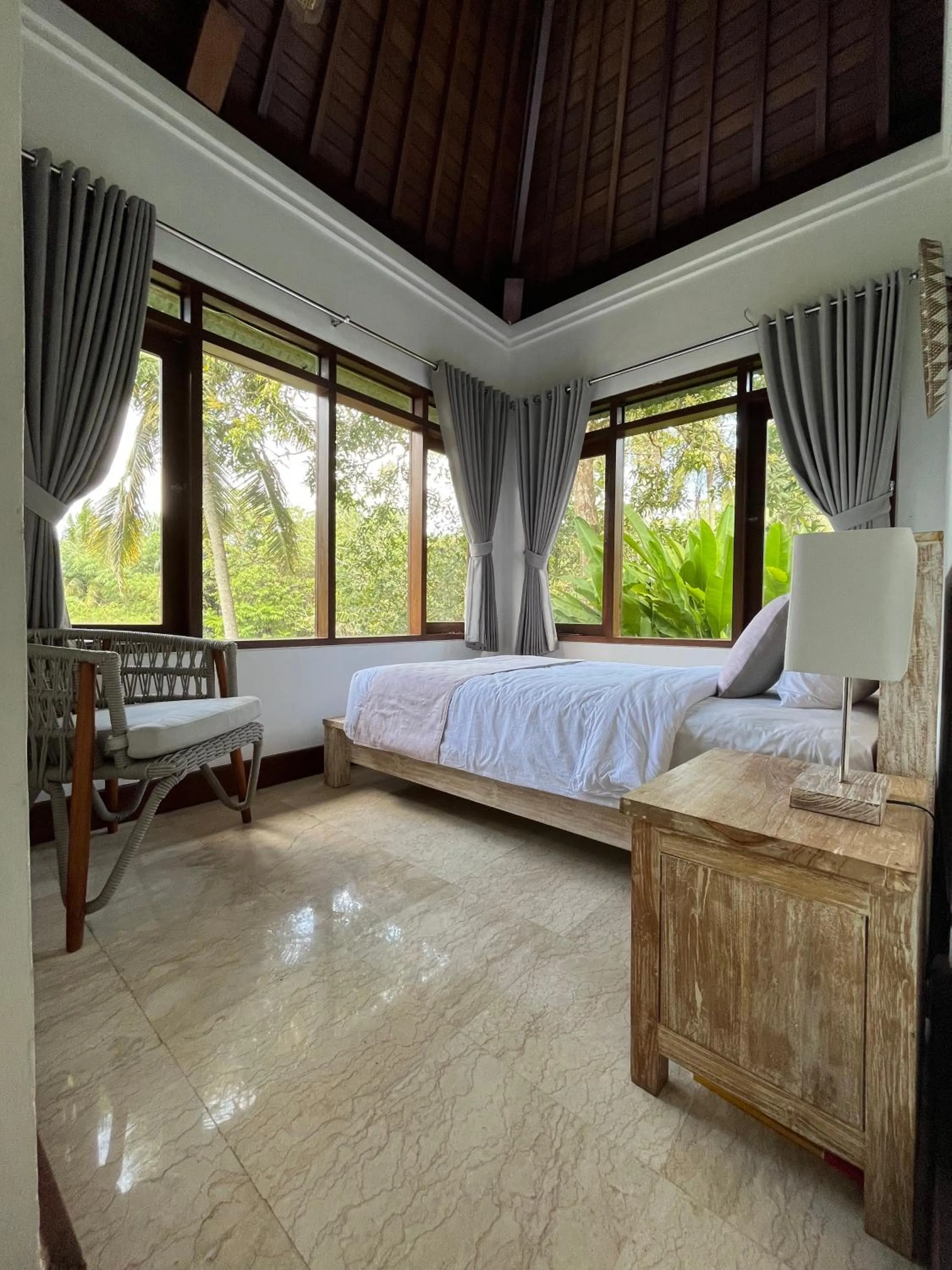 Single Room with Shared Bathroom - single occupancy in Balian Bliss Retreat Bungalow & Villas