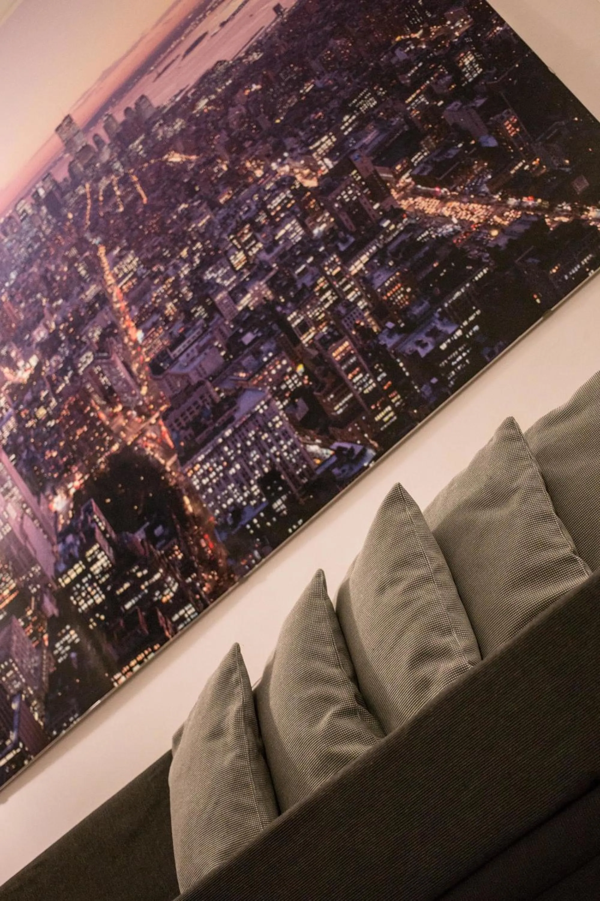 Decorative detail in World Village Apartments