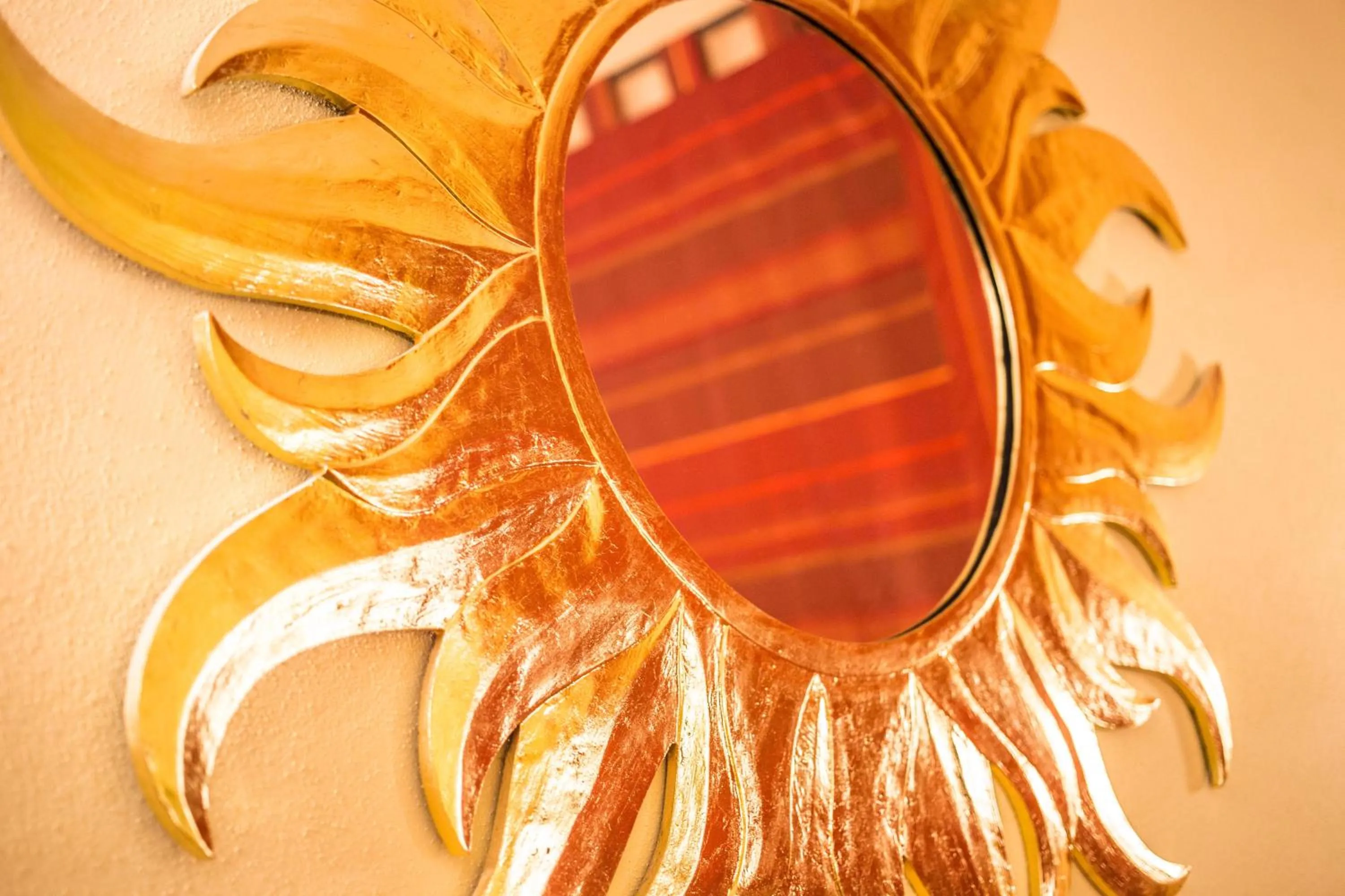 Decorative detail in World Village Apartments