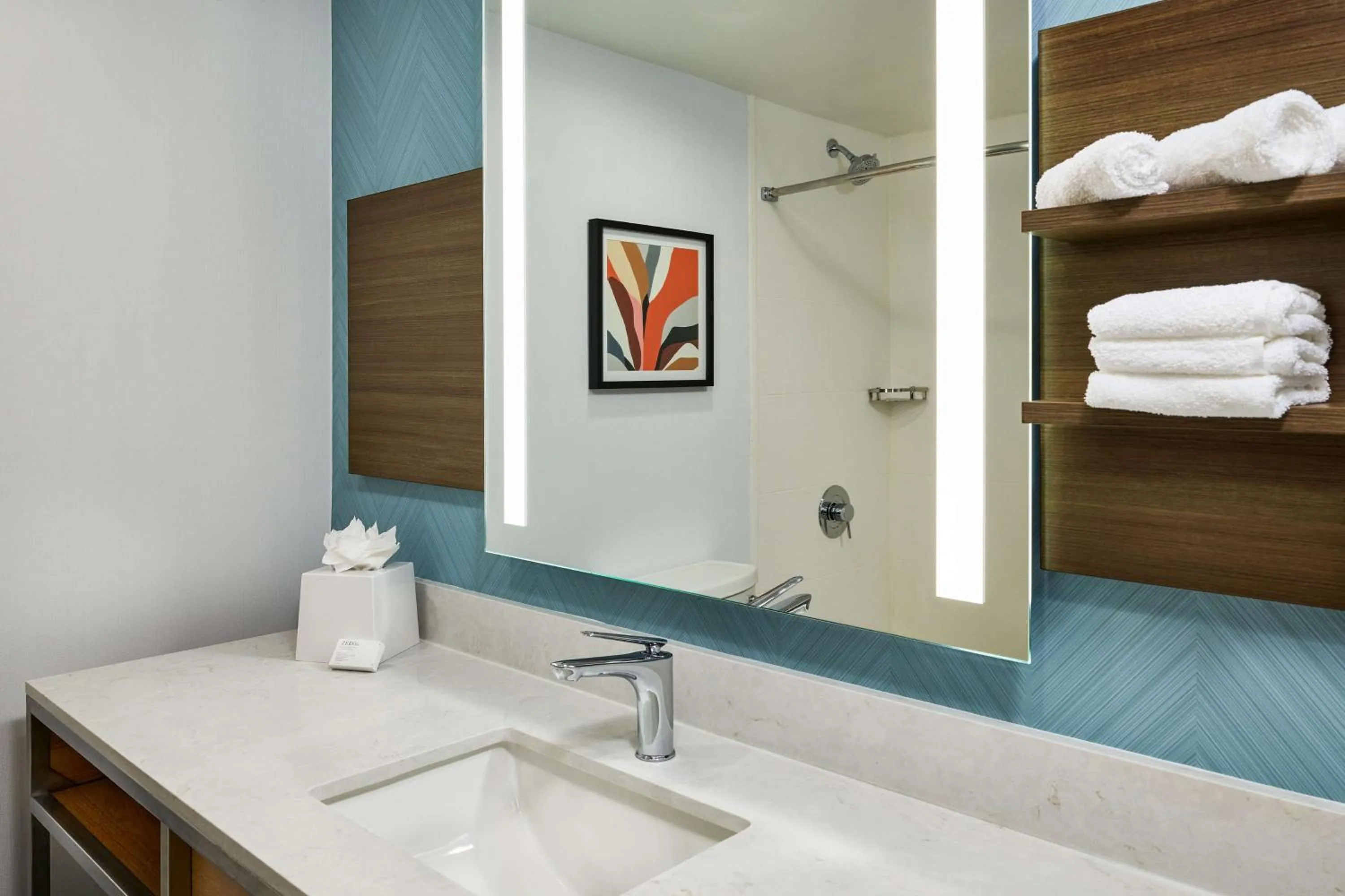 Bathroom in Hilton Garden Inn Tewksbury Andover