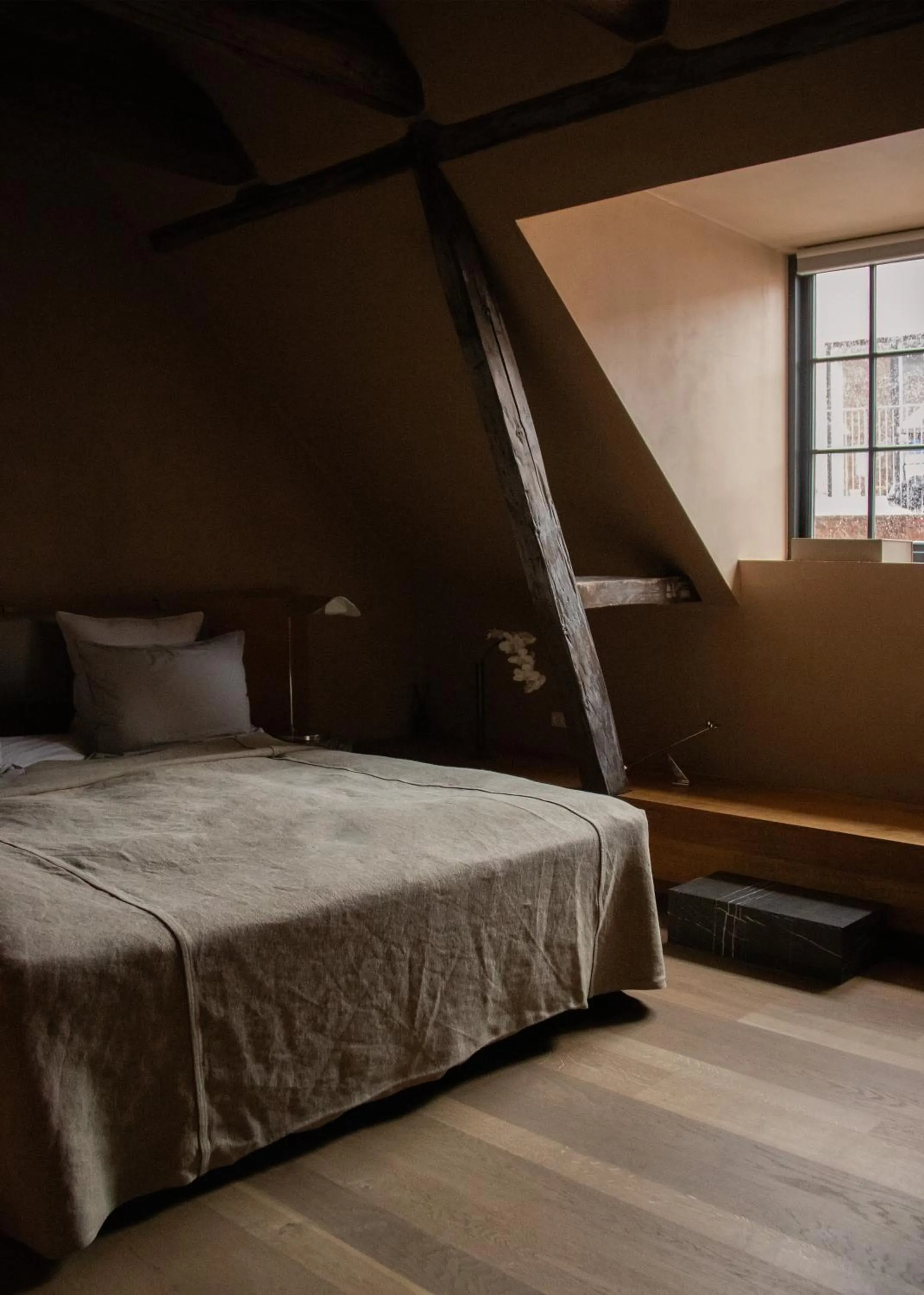 Bed in Audo Boutique Hotel