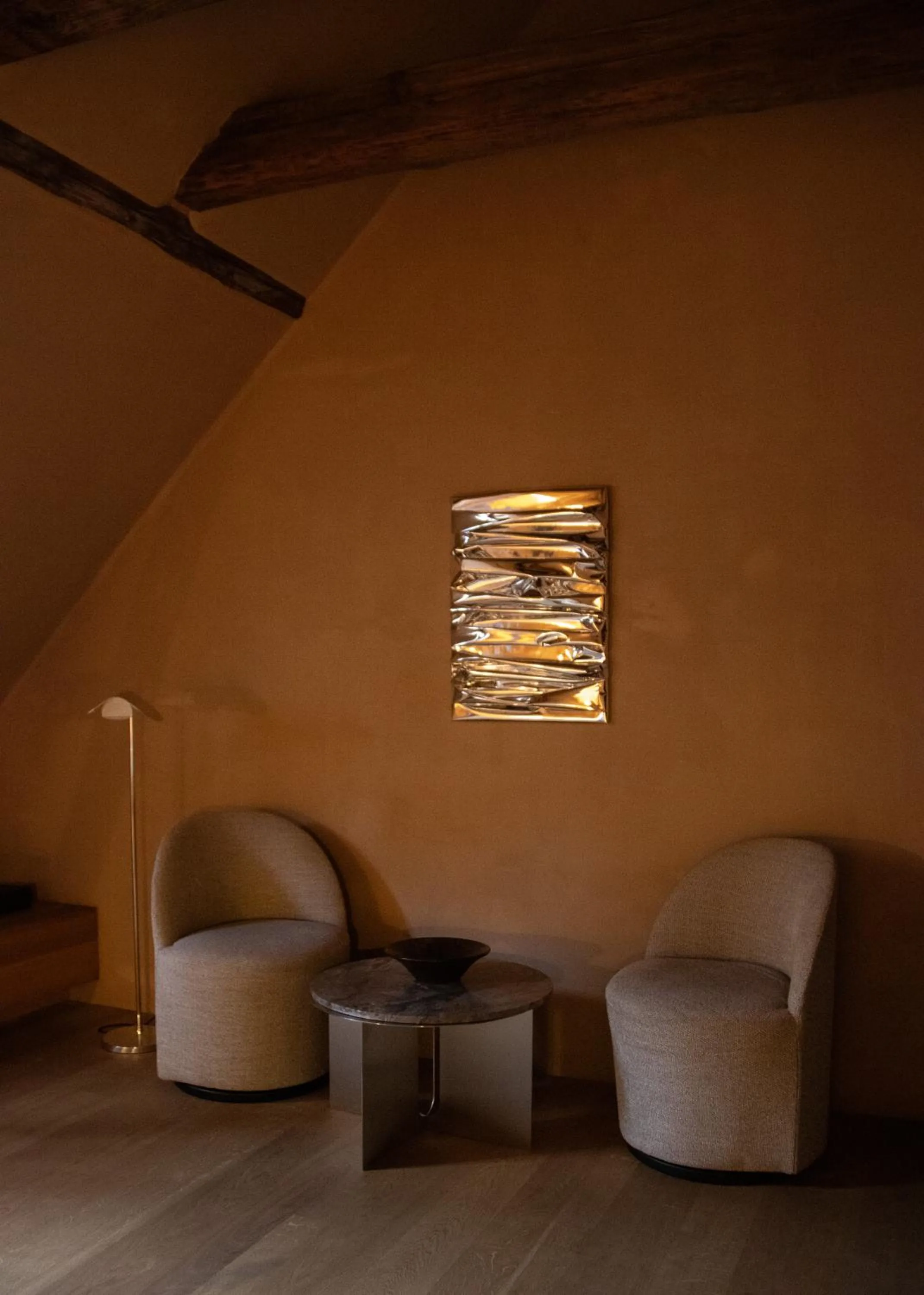 Seating area in Audo Boutique Hotel