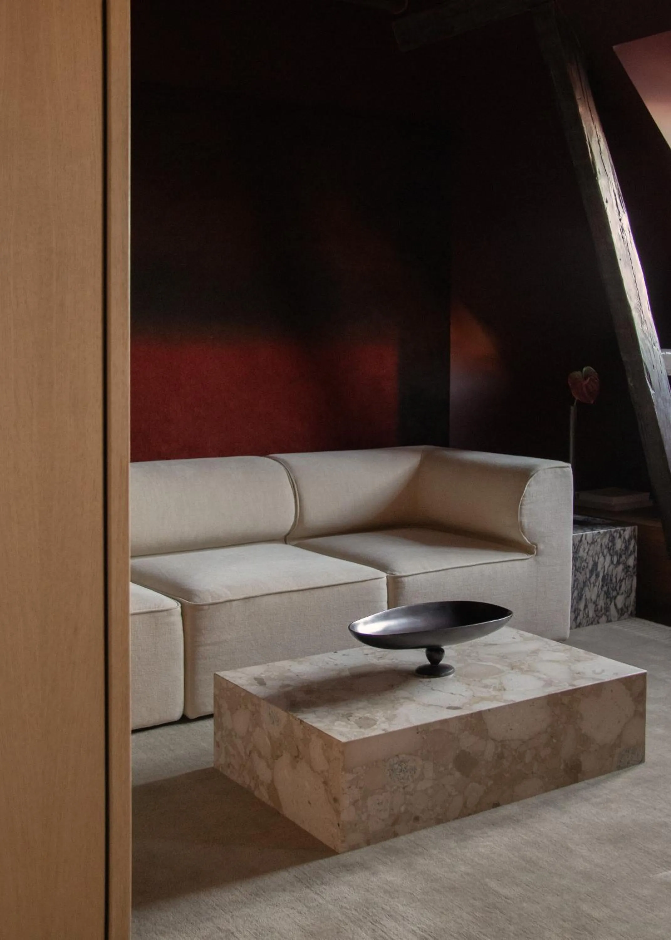 Seating area in Audo Boutique Hotel