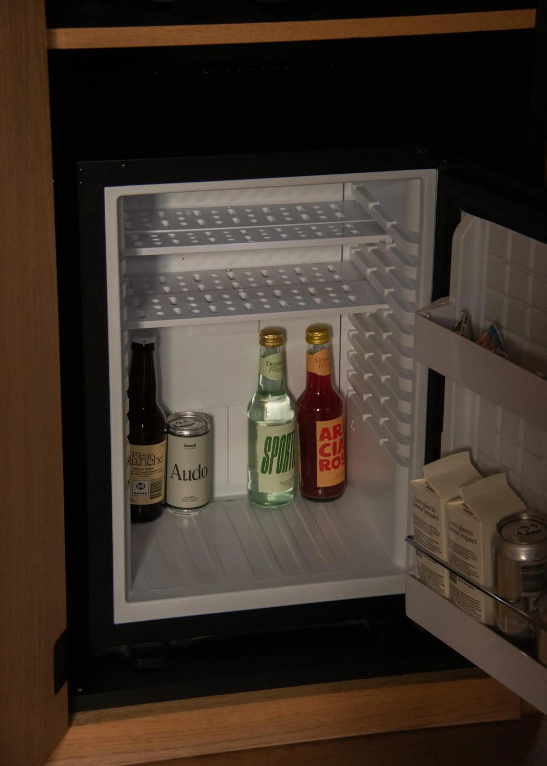 minibar in Audo Boutique Hotel