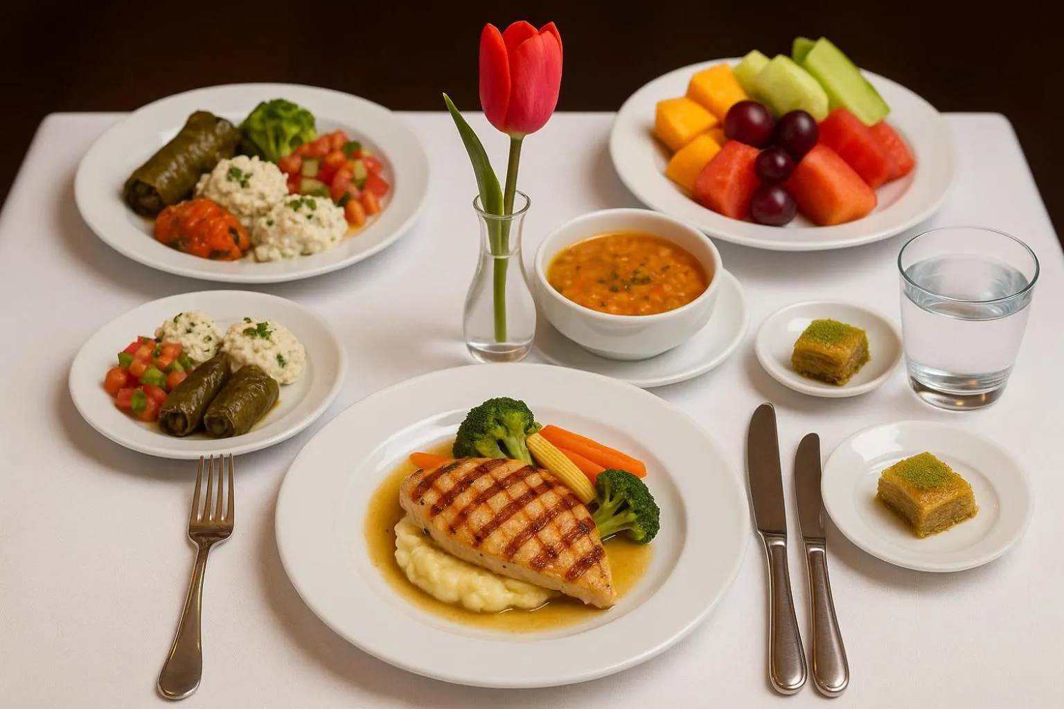 Dinner in Pera Tulip Hotel & Spa