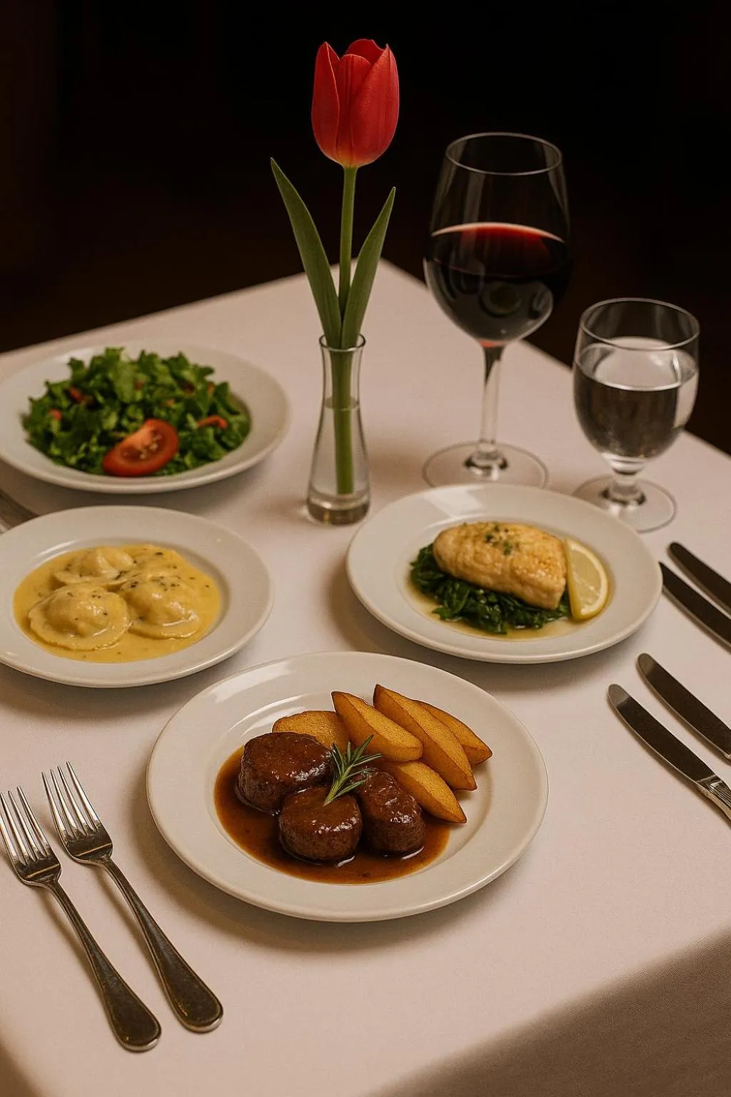 Dinner in Pera Tulip Hotel & Spa