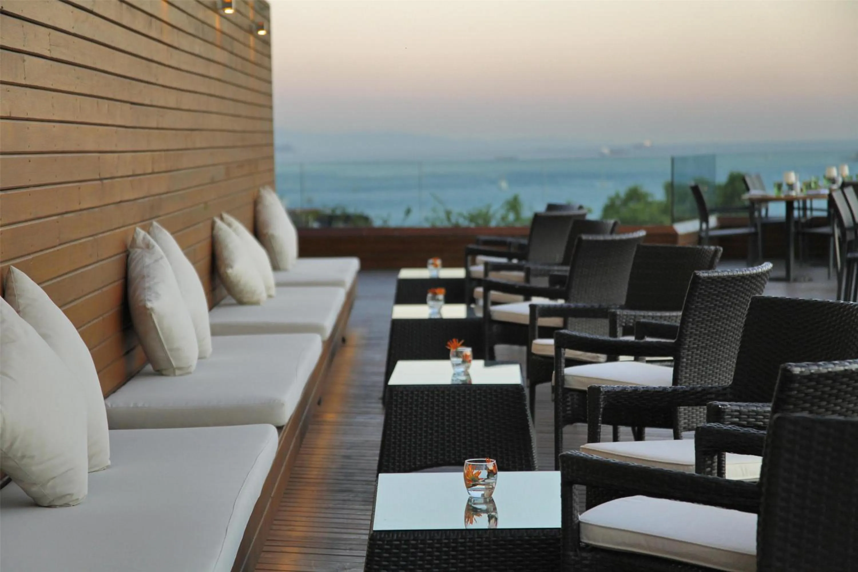 Patio in Conrad Istanbul Bosphorus