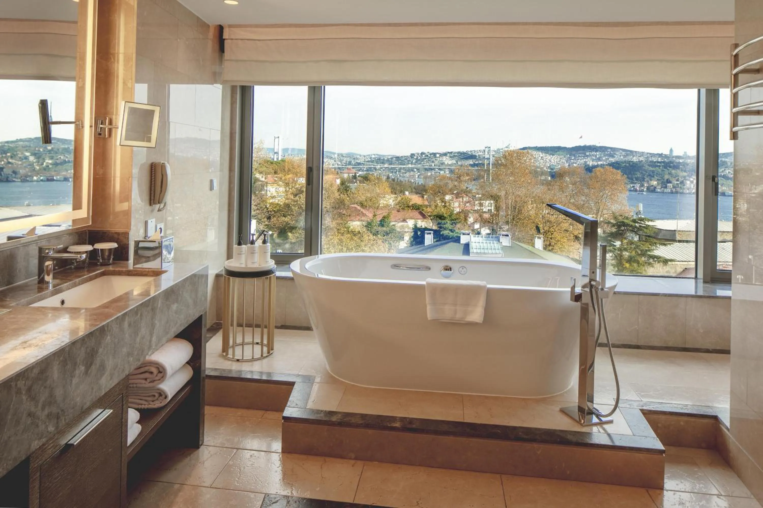 Bathroom in Conrad Istanbul Bosphorus
