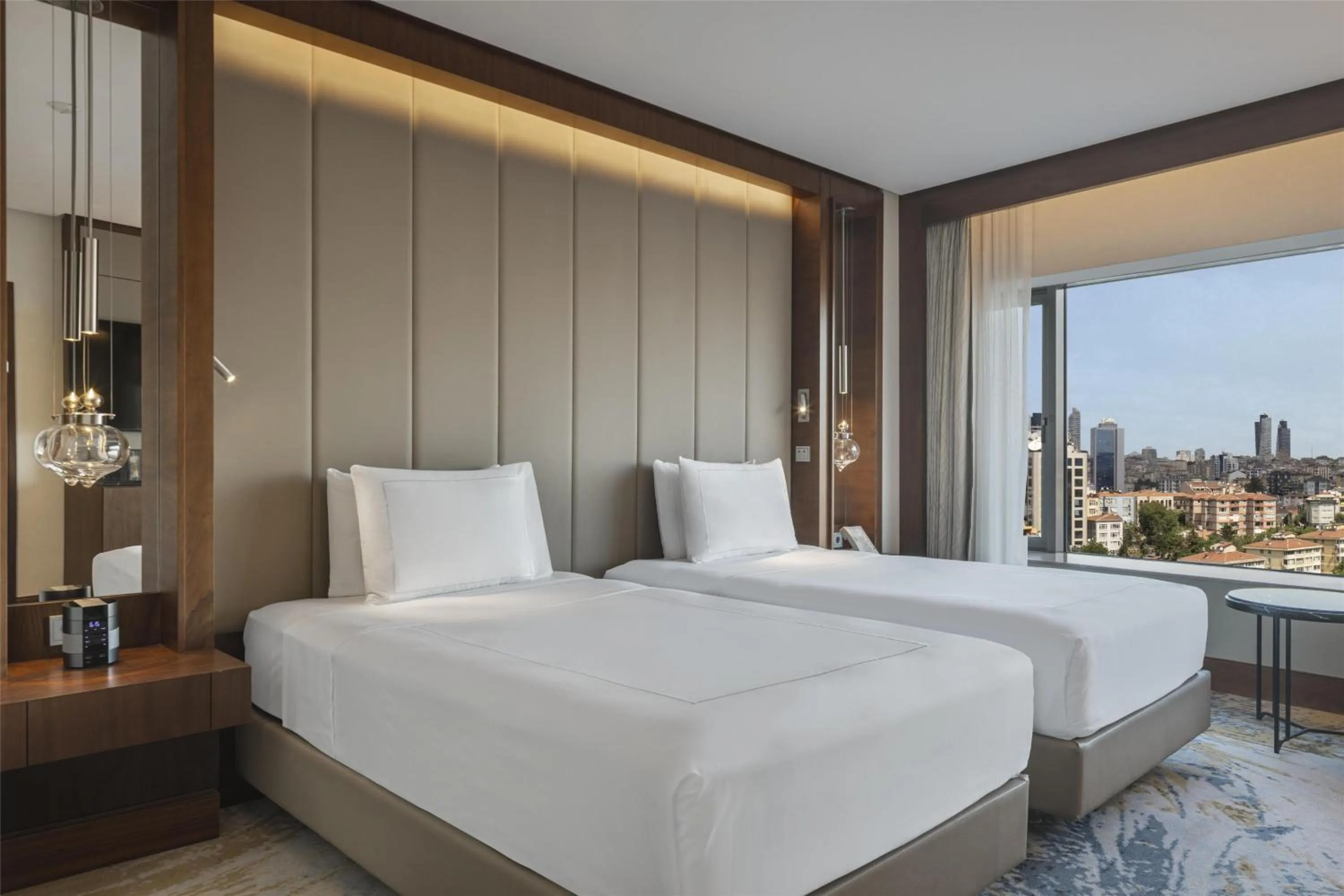 Bed in Conrad Istanbul Bosphorus