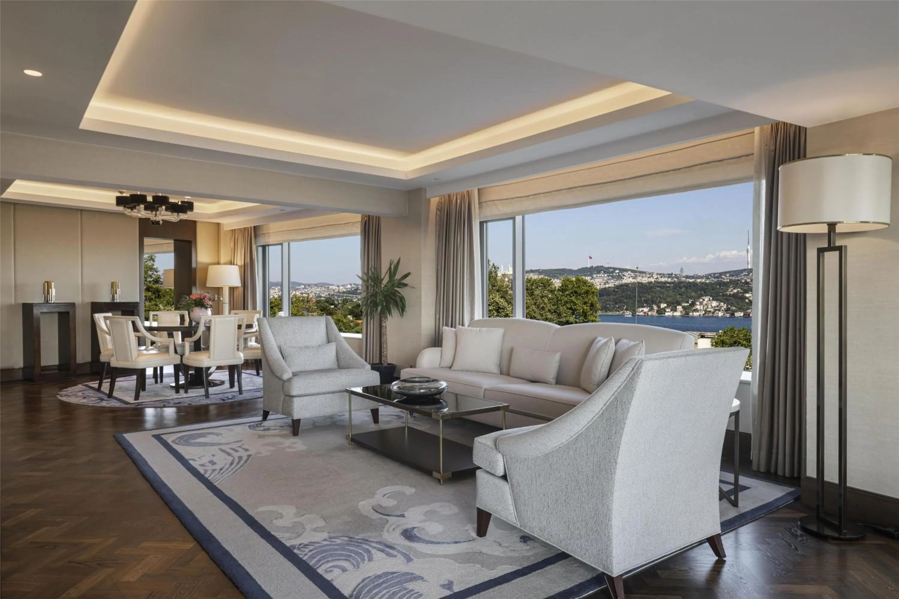 Living room in Conrad Istanbul Bosphorus