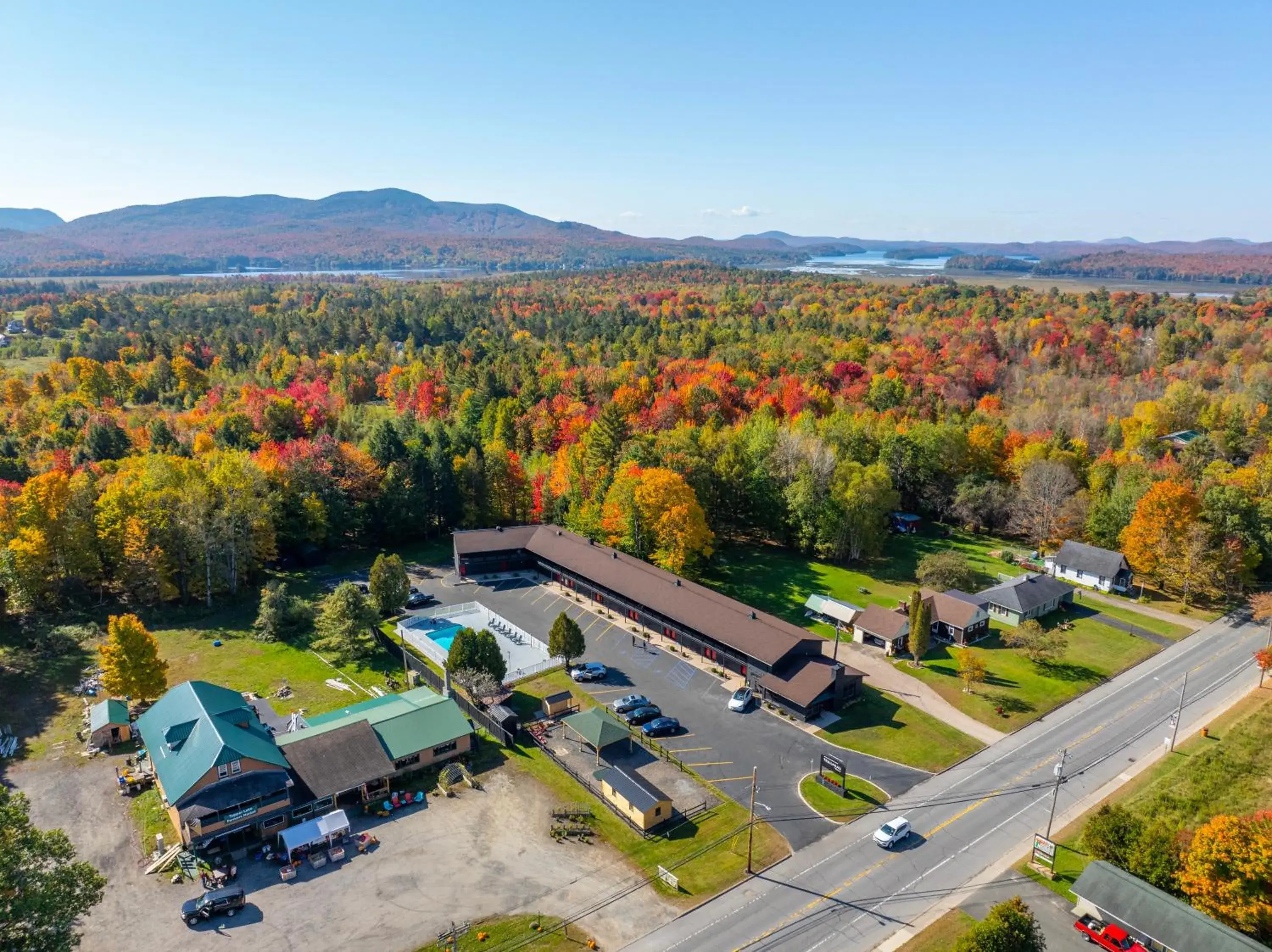 Bird's eye view in Shaheen's Adirondack Inn Bird's eye view in Shaheen's Adirondack Inn