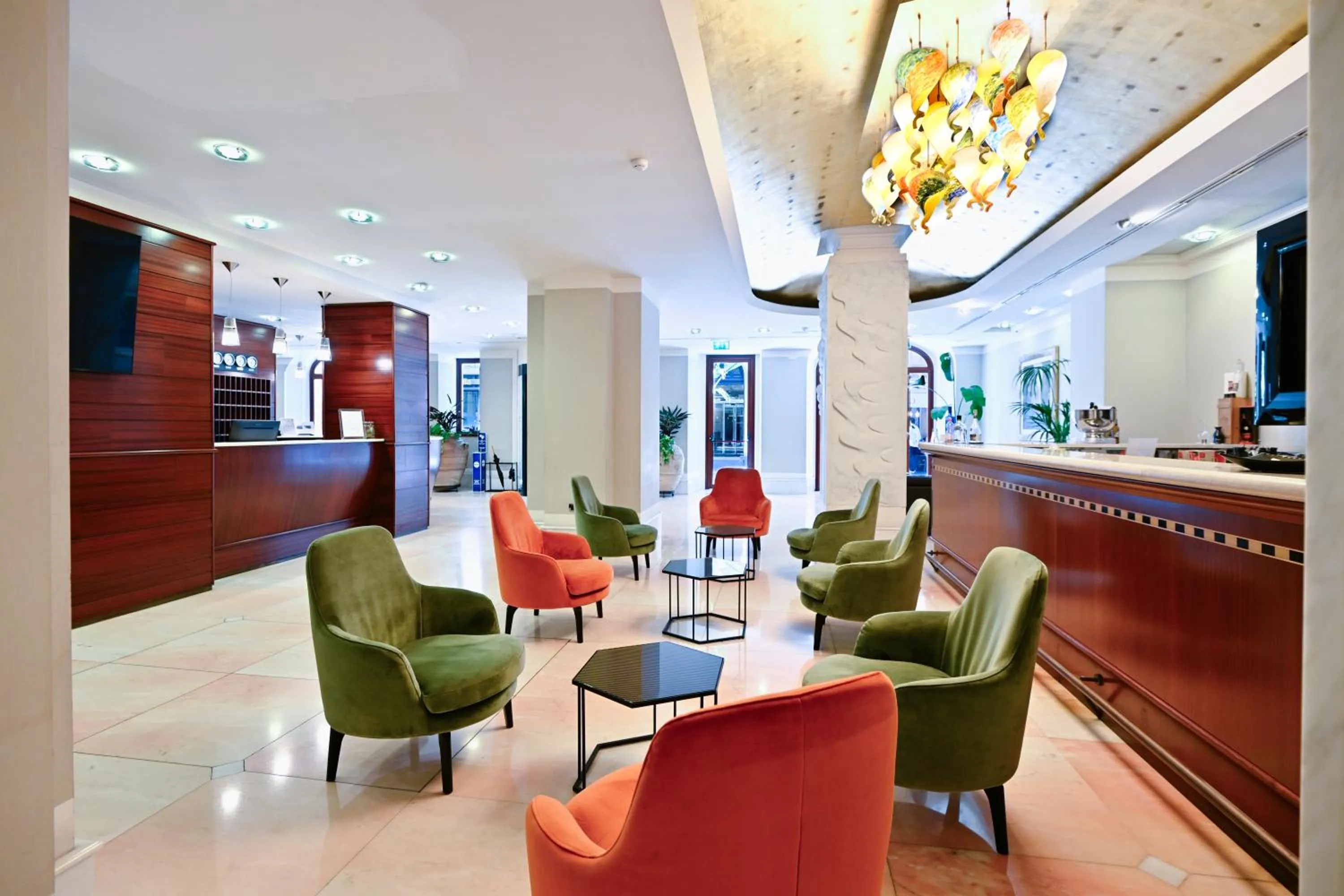 Lobby or reception in Hotel Delle Nazioni