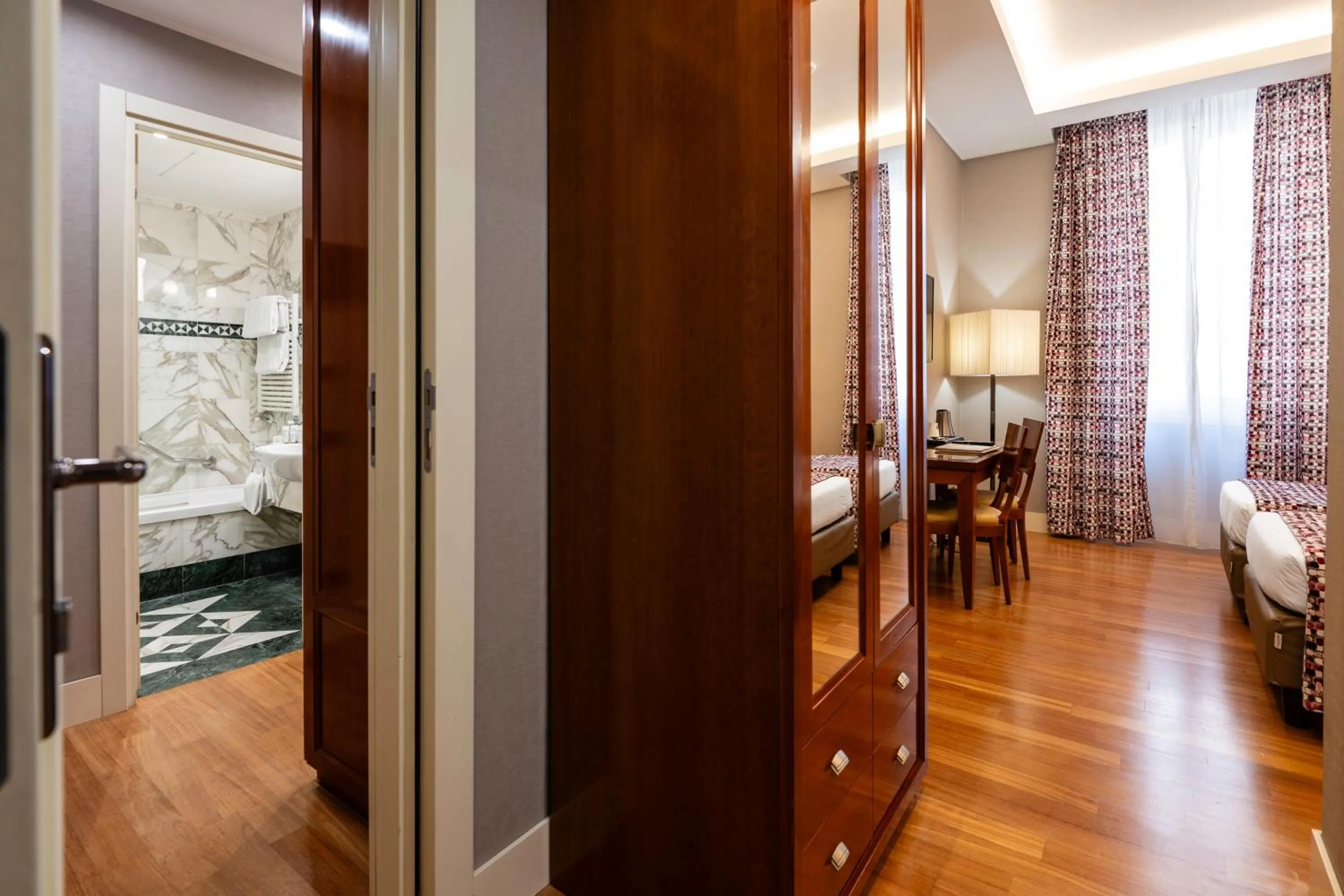 Photo of the whole room, Bed in Hotel Delle Nazioni