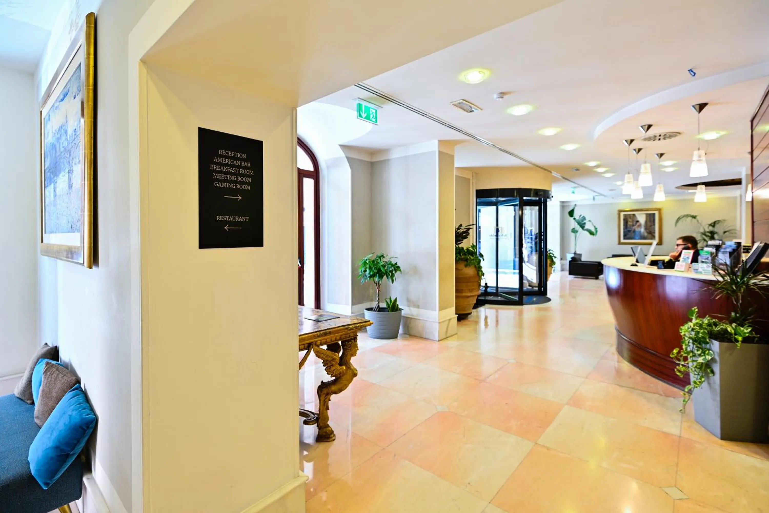 Lobby or reception in Hotel Delle Nazioni