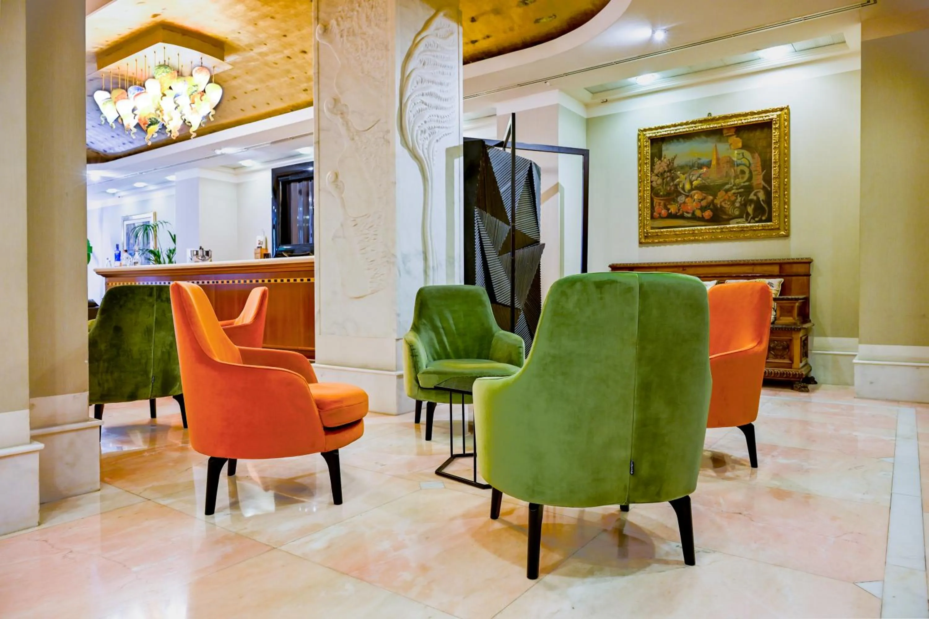 Lobby or reception in Hotel Delle Nazioni