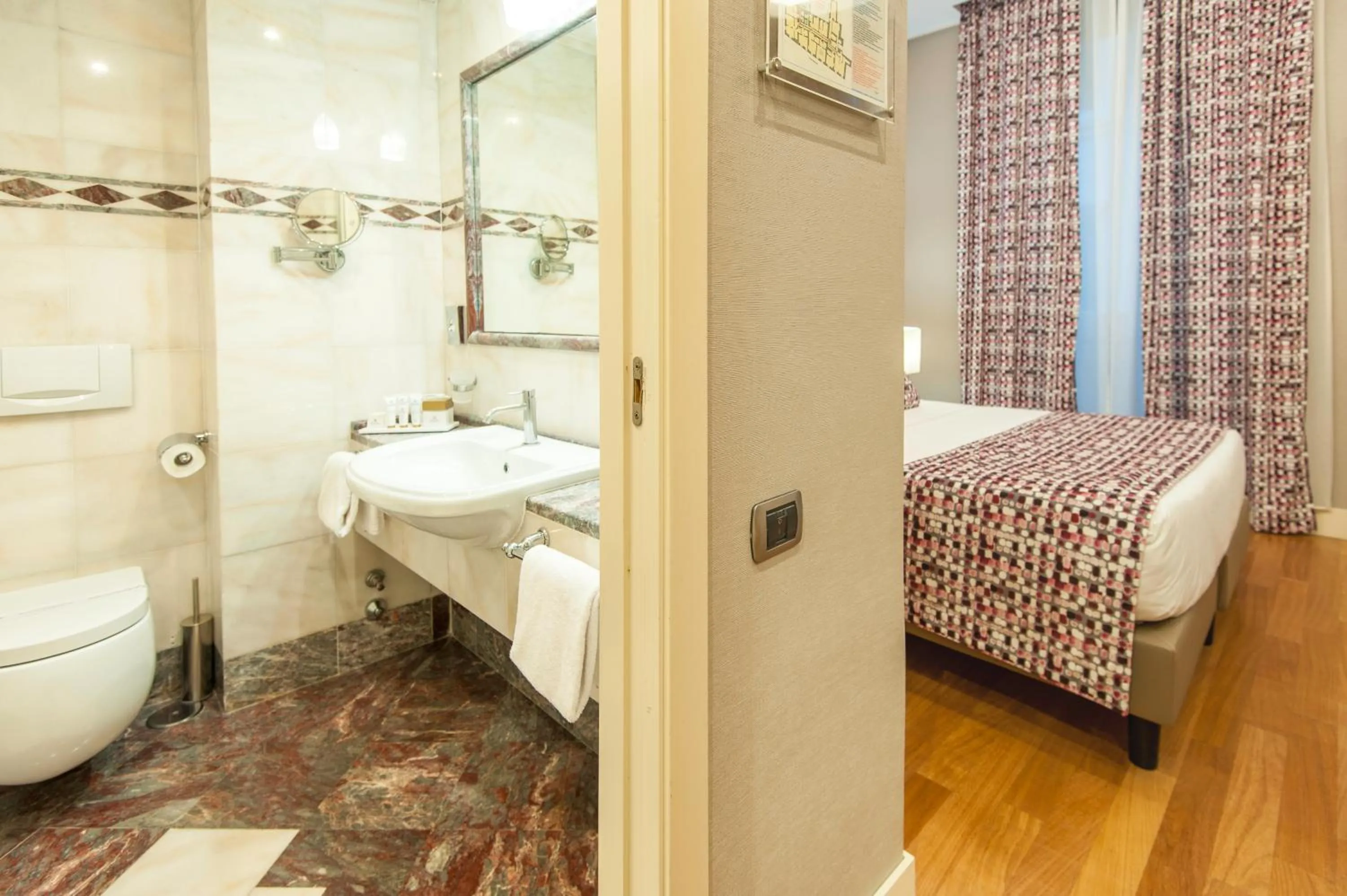 Photo of the whole room, Bed in Hotel Delle Nazioni