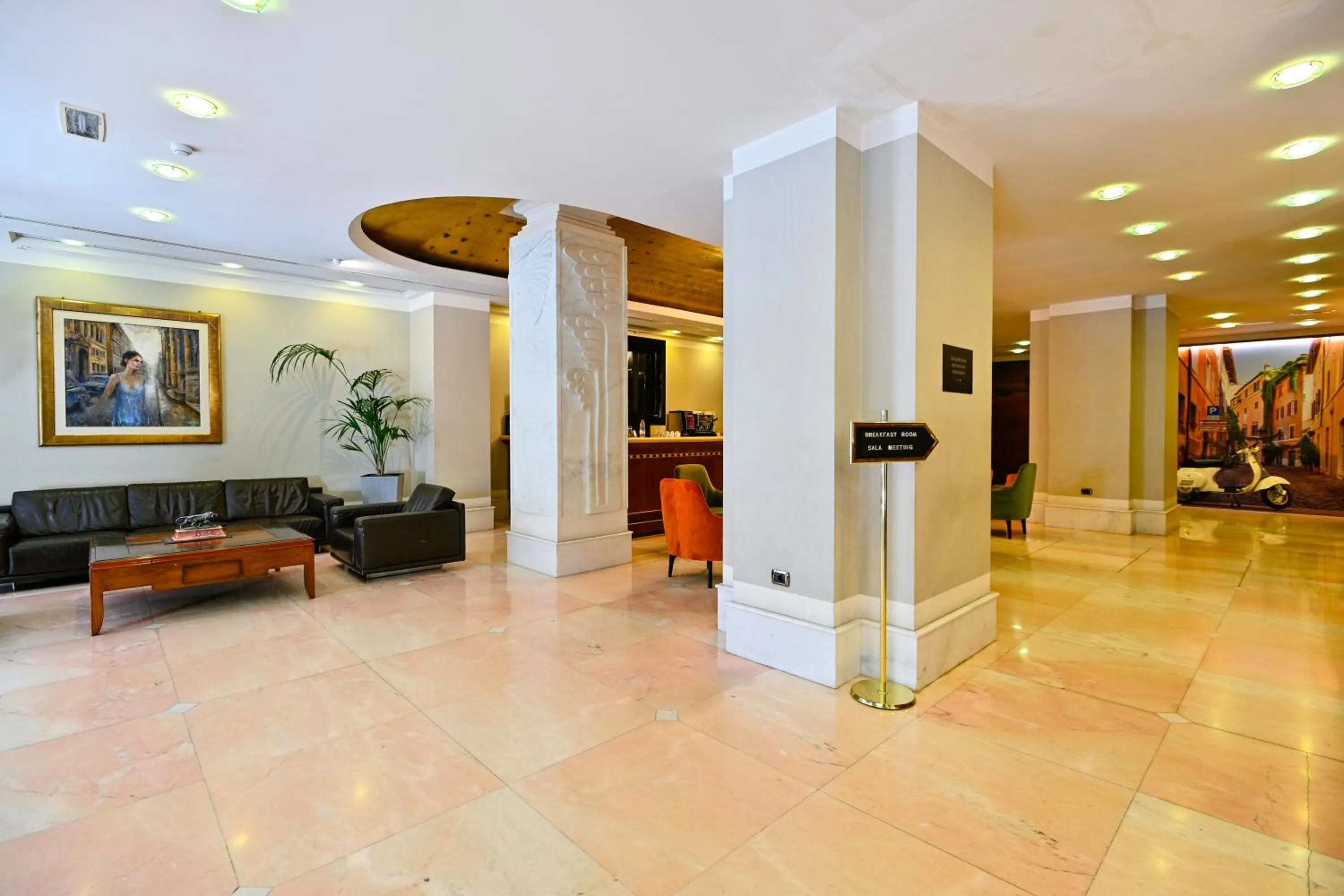 Lobby or reception in Hotel Delle Nazioni