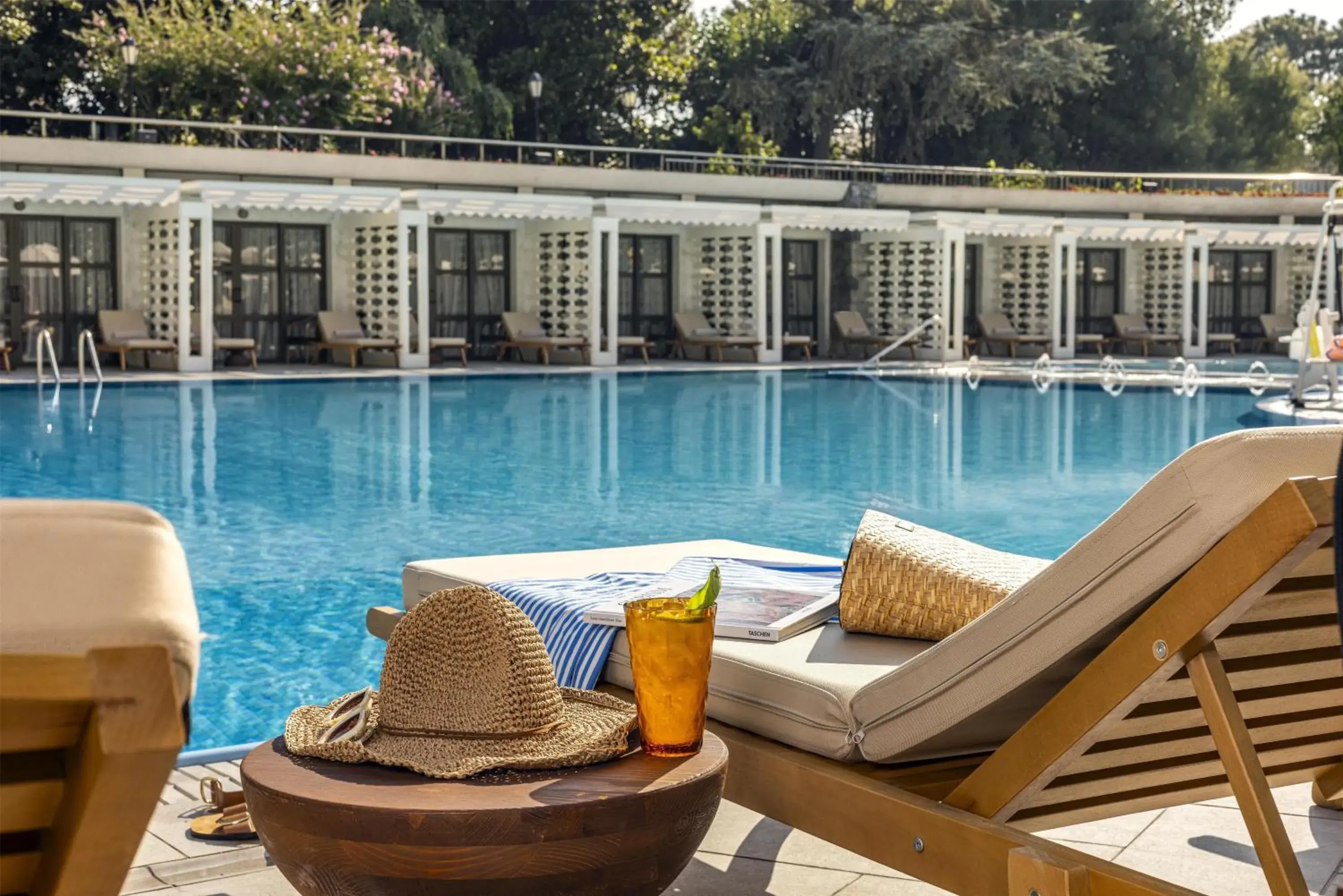 Pool view in Hilton Istanbul Bosphorus Pool view in Hilton Istanbul Bosphorus