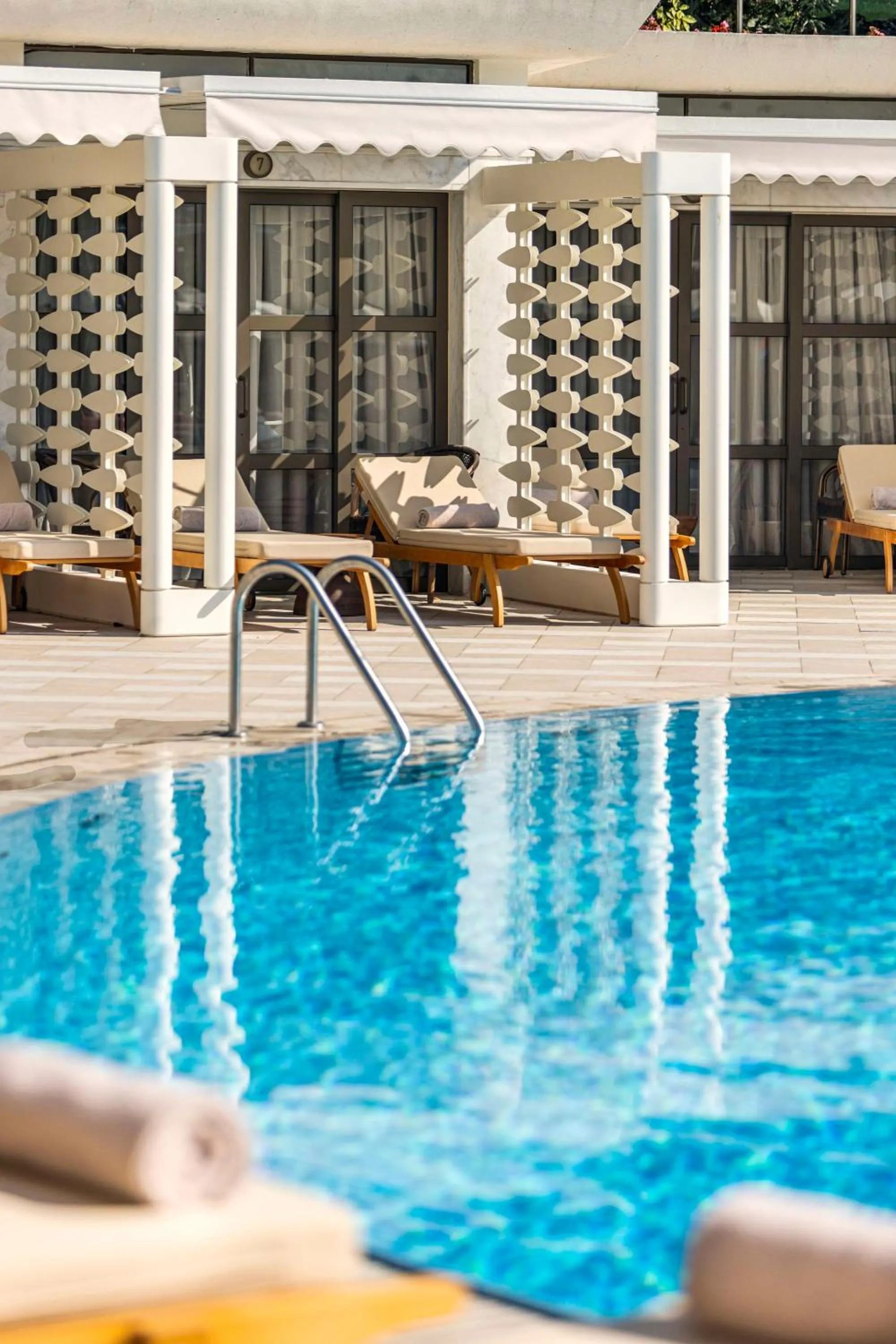 Pool view in Hilton Istanbul Bosphorus