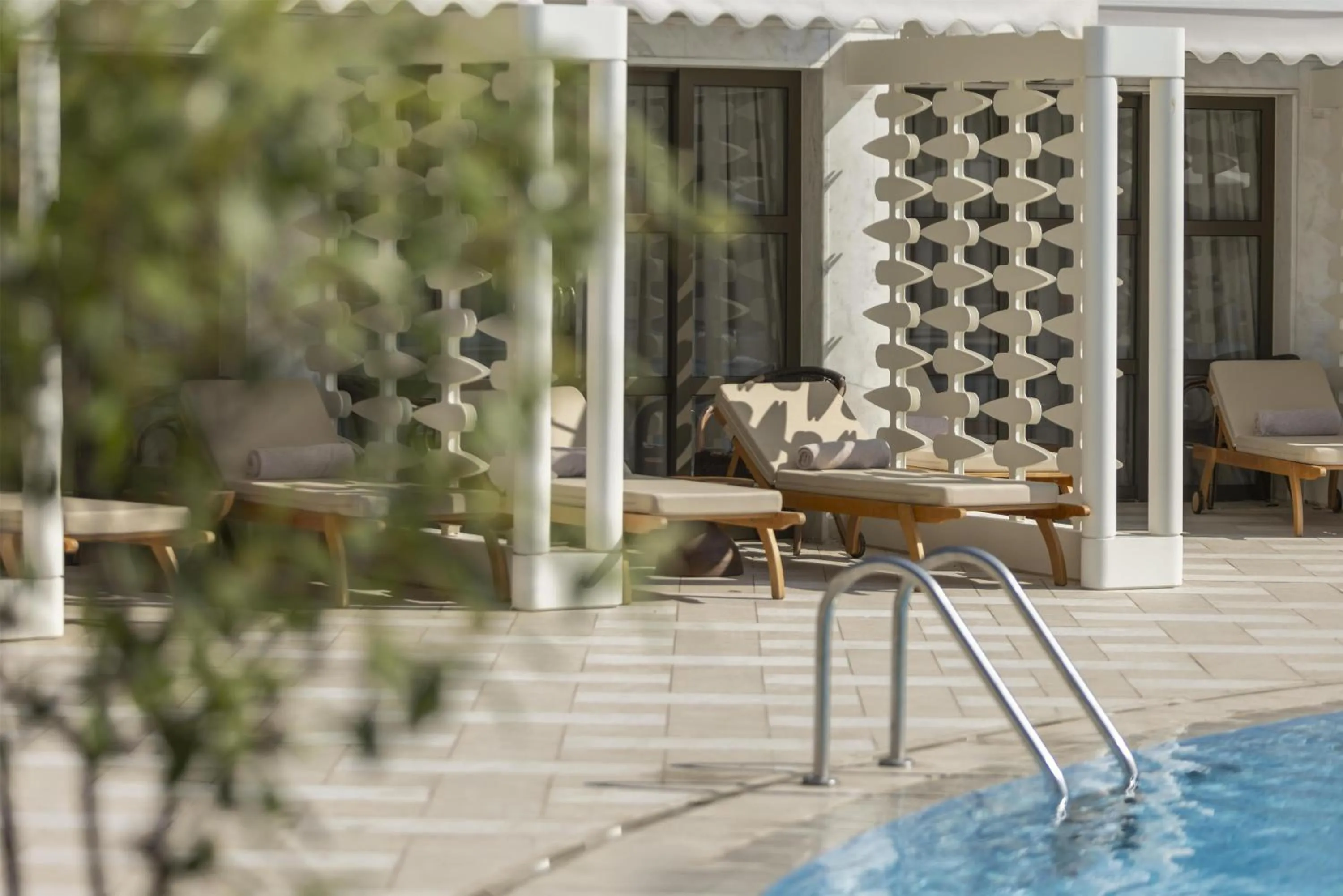 Pool view in Hilton Istanbul Bosphorus