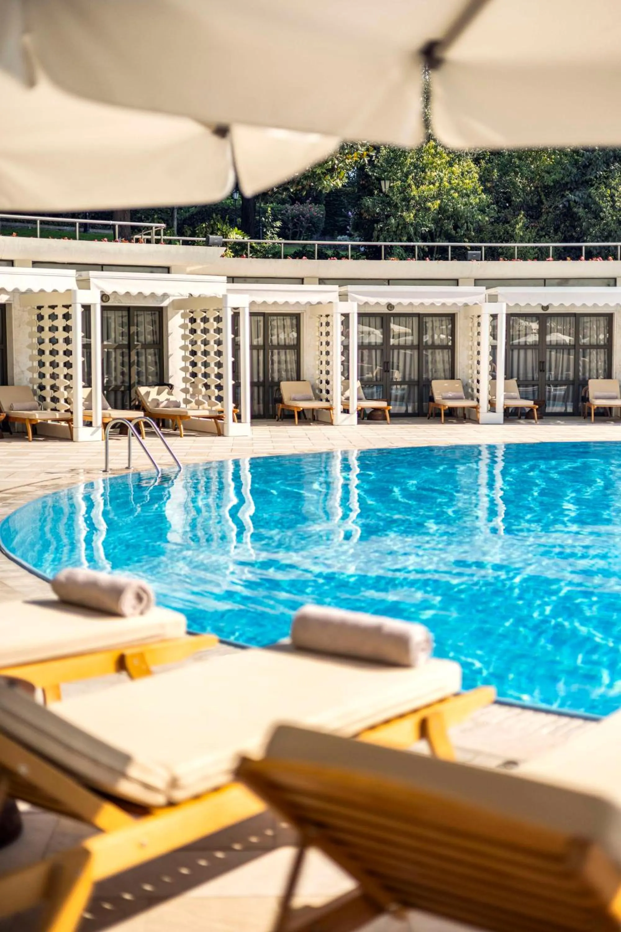 Pool view in Hilton Istanbul Bosphorus