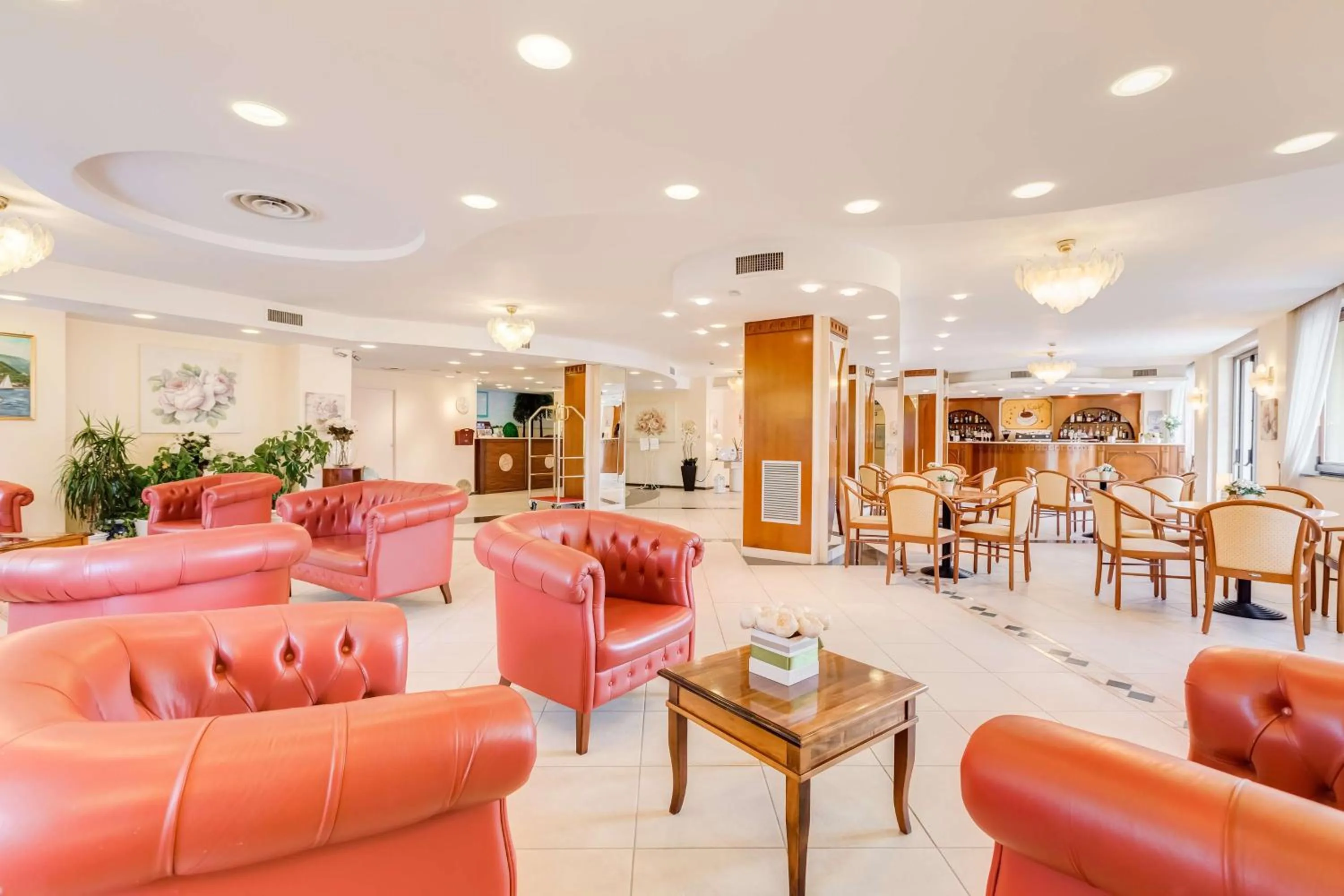 Lobby or reception in Europa Stabia Hotel