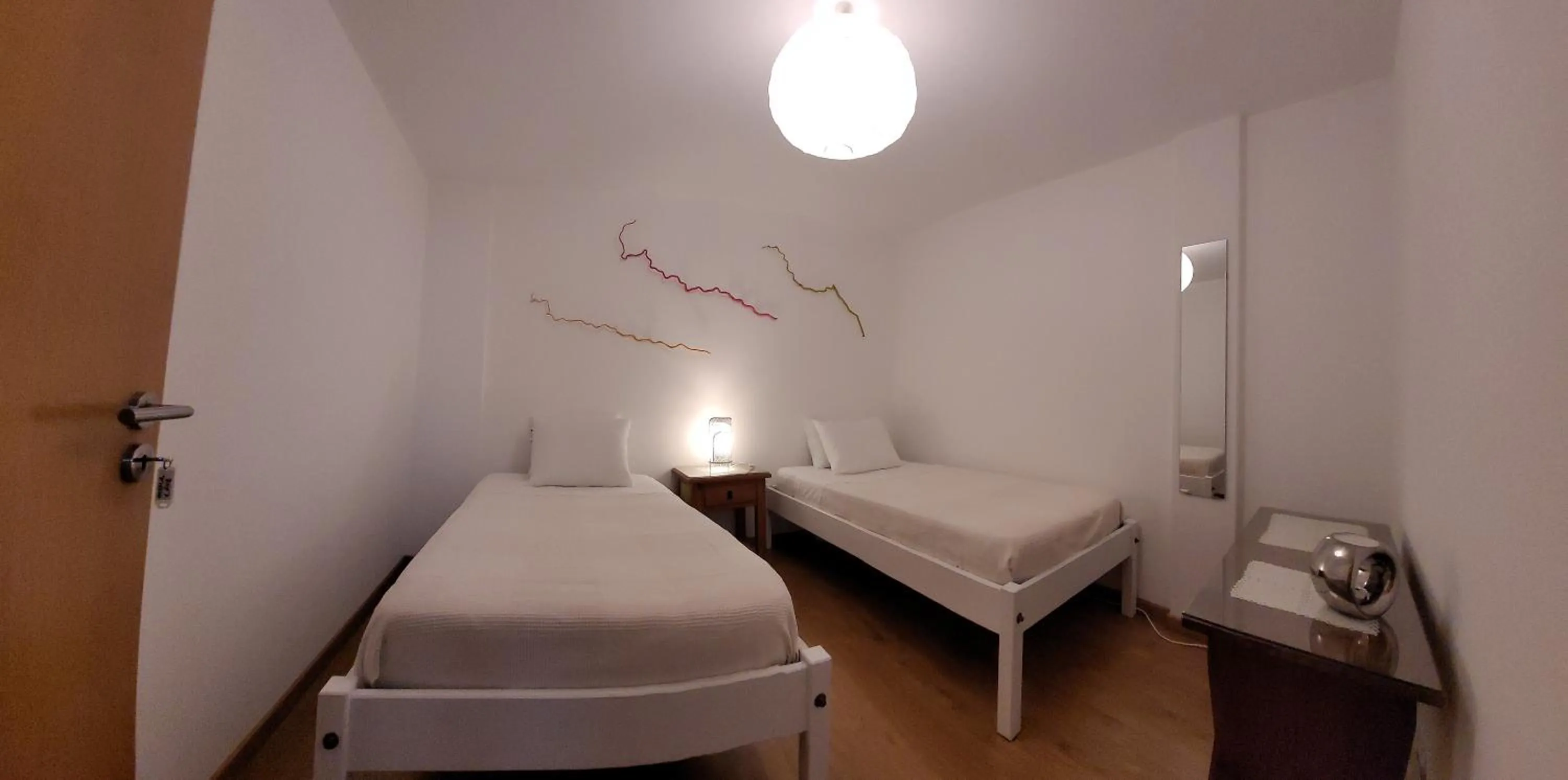 Bedroom, Bed in Coloured Studio